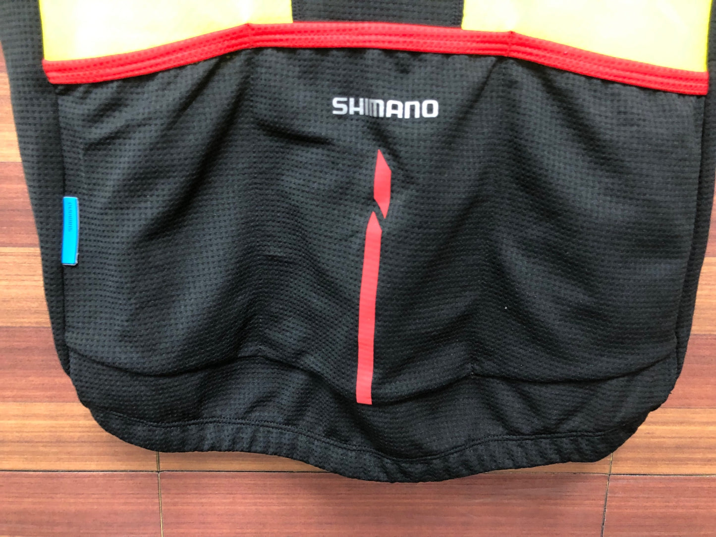 IO878 シマノ SHIMANO 半袖 サイクルジャージ 黒黄 M