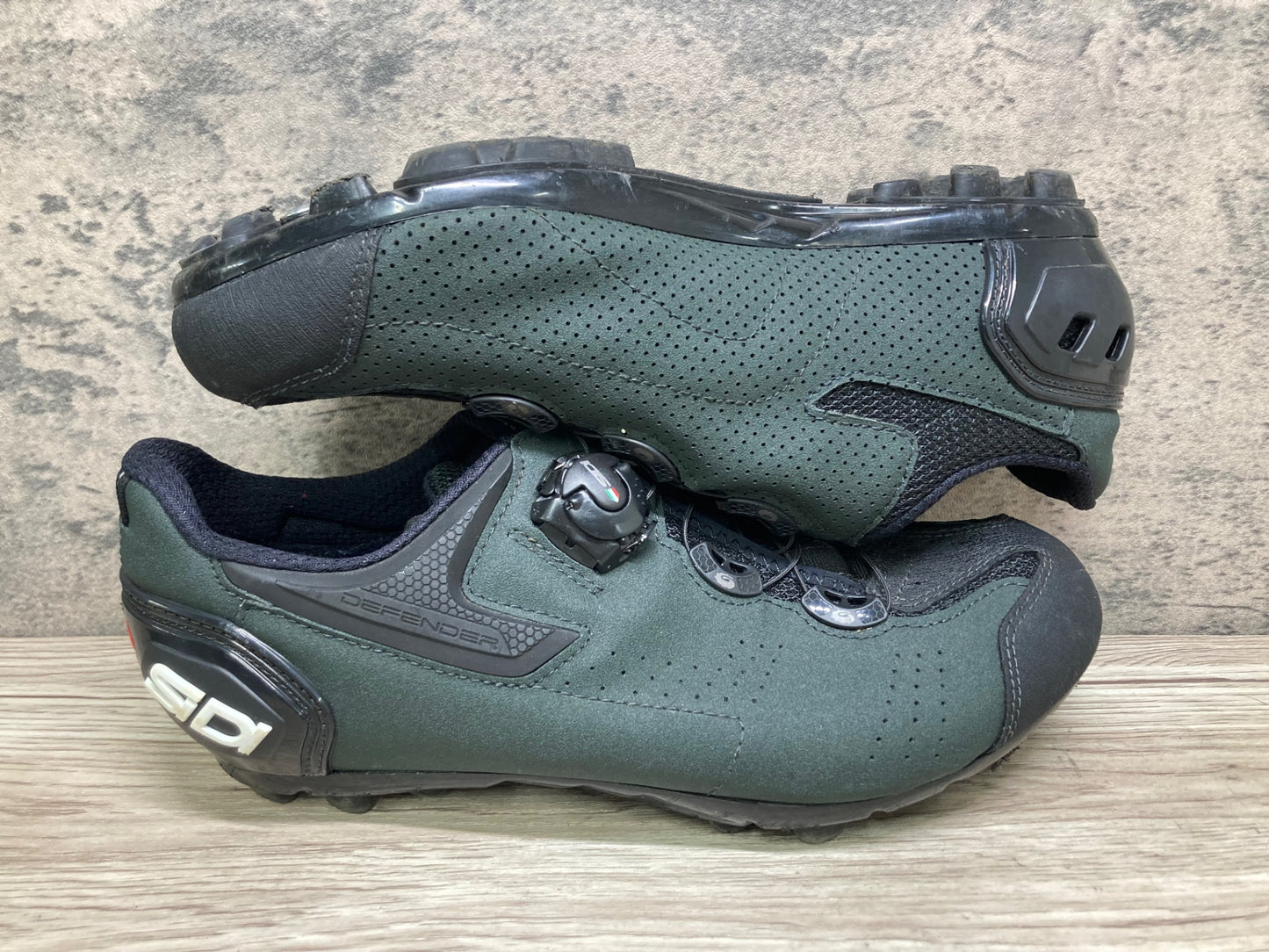 JB725 シディ SIDI GRAVEL ビンディングシューズ MTB カーキ EU42 ※ソール傷