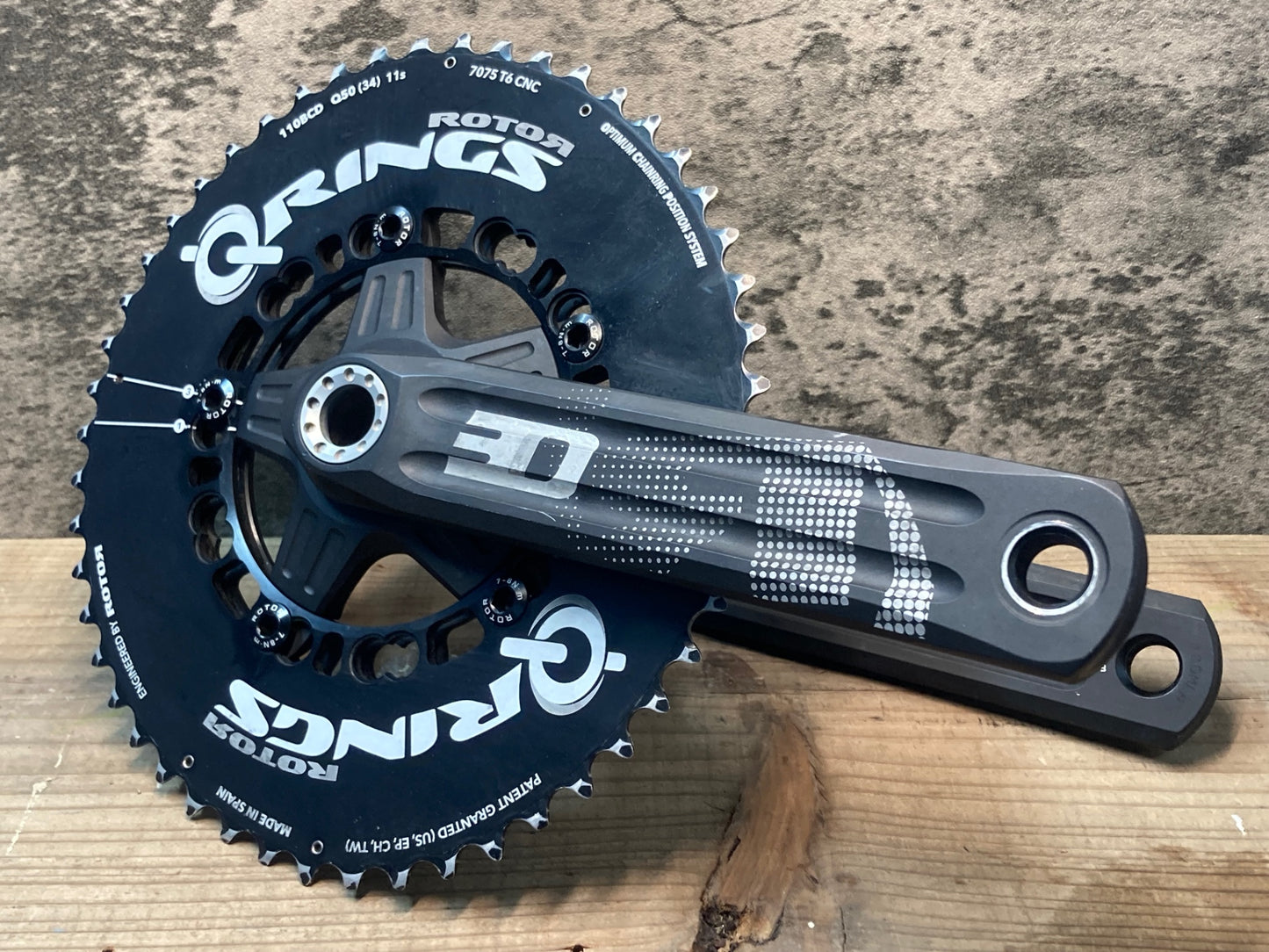 IN097 ローター ROTOR 3D24 クランク 24mmシャフト用 クランクセット 50-34T 170mm