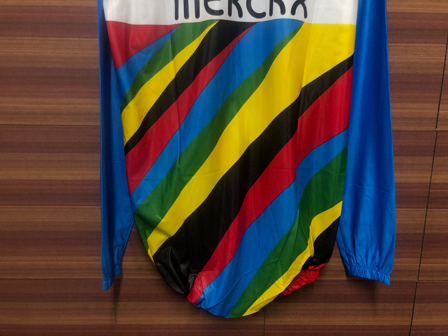 ID341 ジョルダーナ GIORDANA 長袖サイクルジャージ 青 M Eddy Merckx ビンテージ