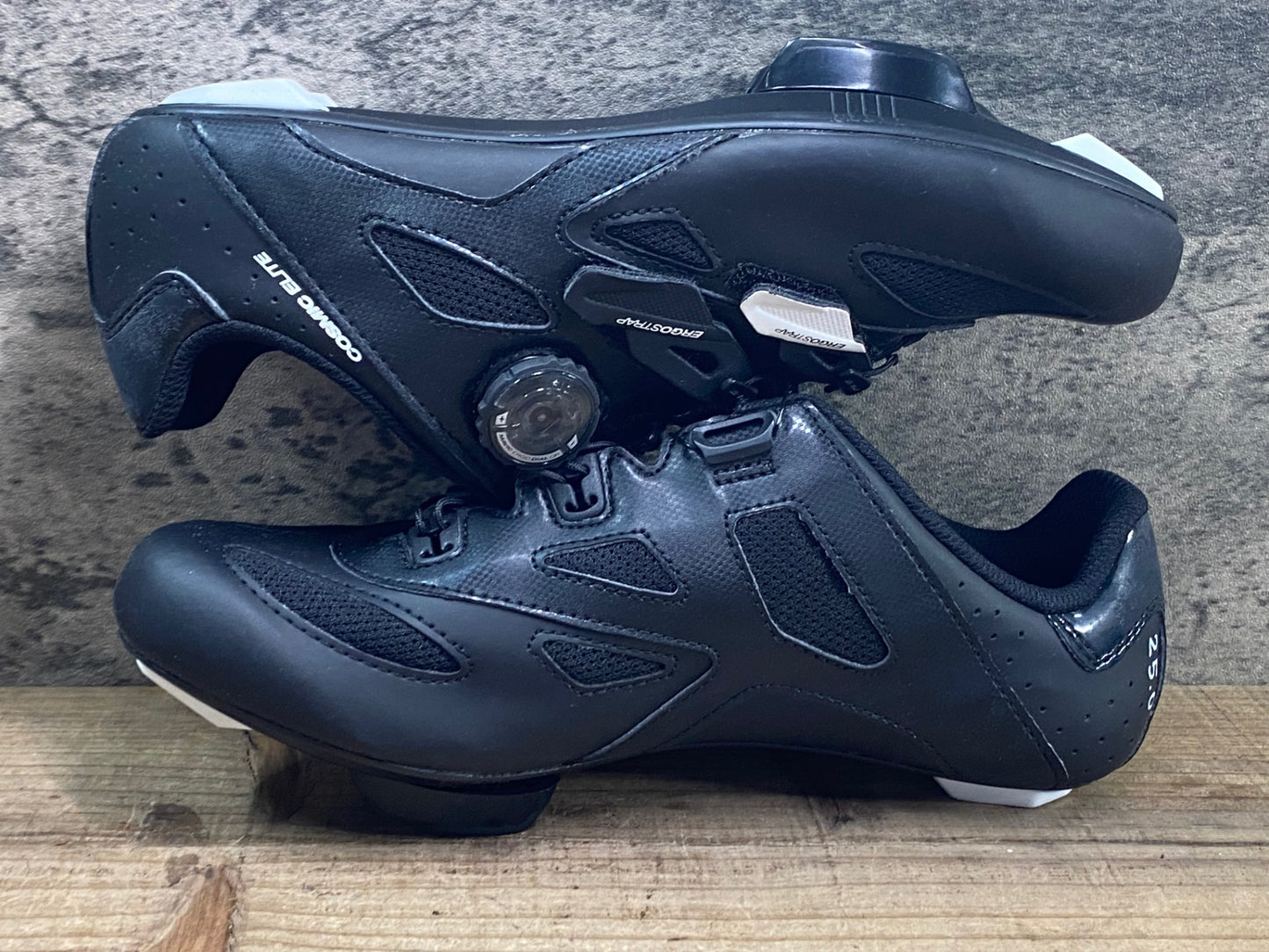 JC694 未使用品 マヴィック MAVIC COSMIC ELITE ビンディングシューズ 黒 EU40 SPDアタッチメント ペン字あり