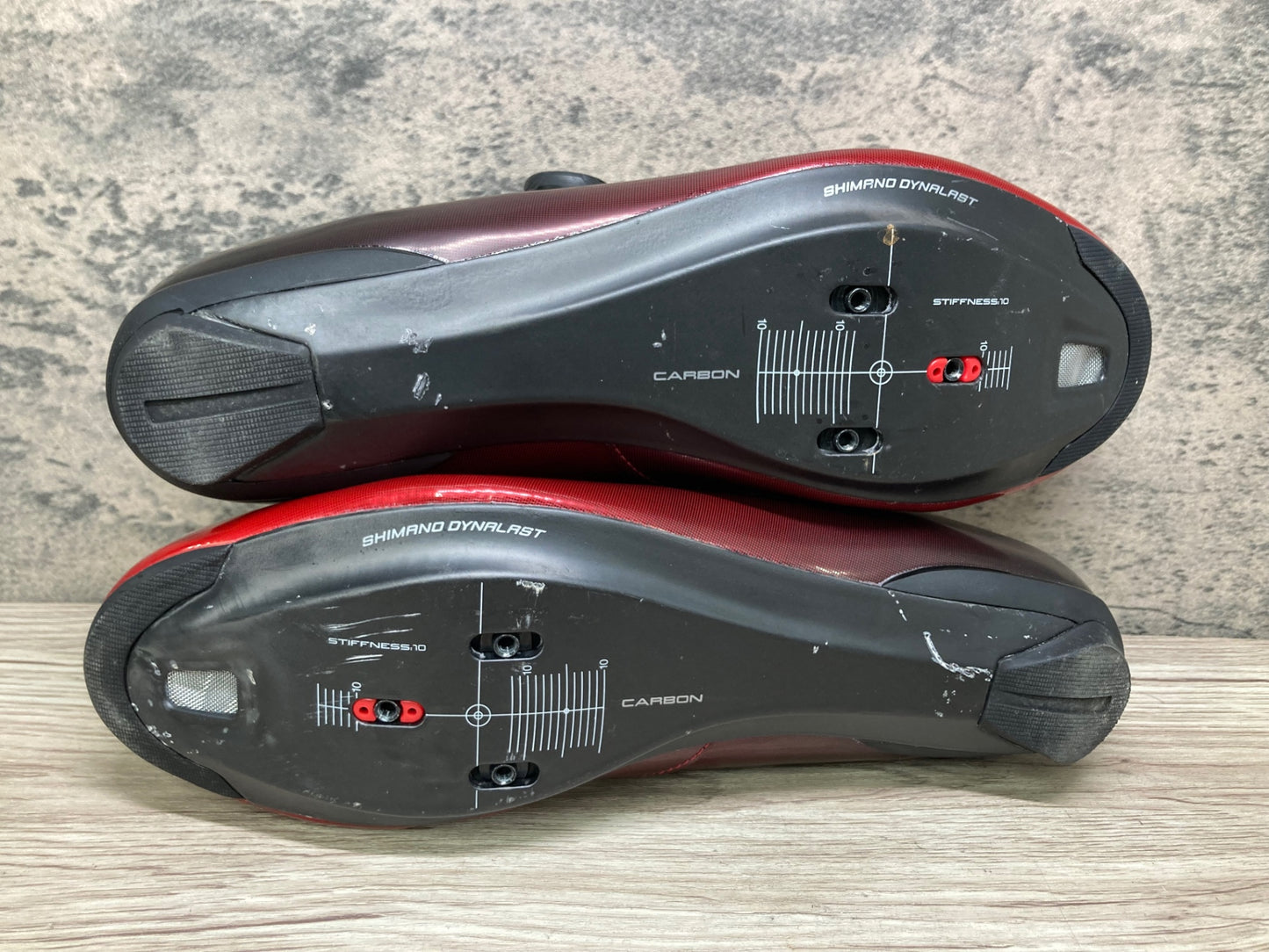 JA815 シマノ SHIMANO RC7 SHRC701M ビンディングシューズ 赤黒 EU45 SPD-SL
