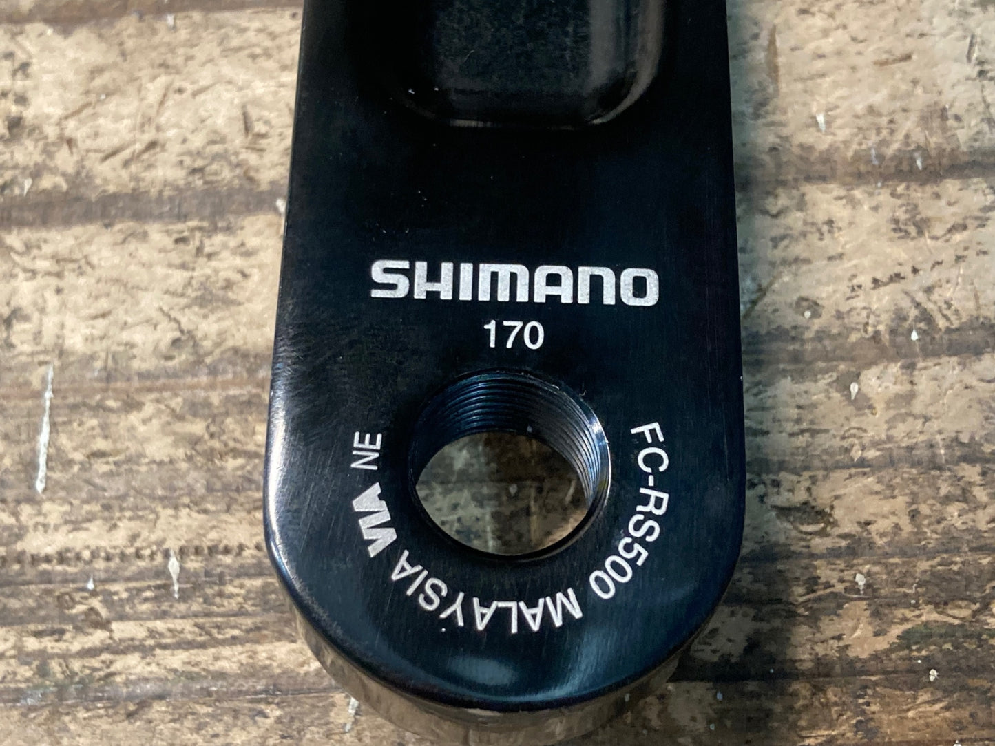 IY319 シマノ SHIMANO FC-RS500 クランクセット 170mm 50/34T 黒 2x10S