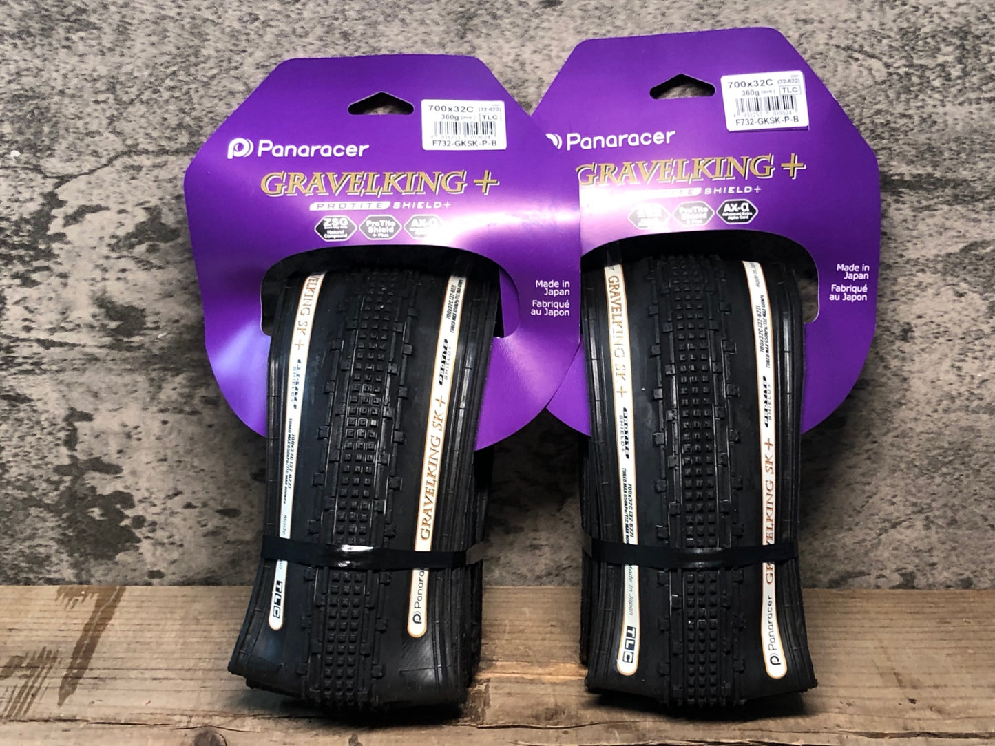 JA715 パナレーサー PANARACER グラベルキング GRAVELKING SK+ クリンチャータイヤ 2本 未使用