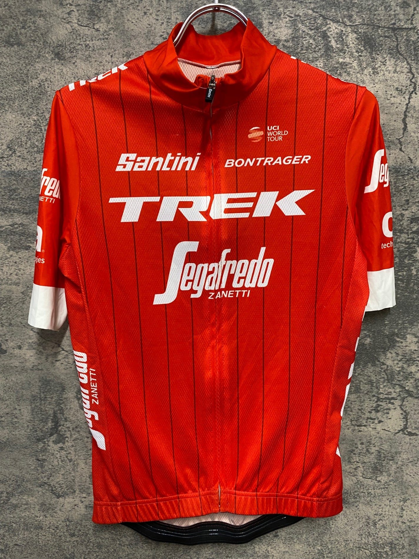 JB786 サンティーニ Santini 半袖 サイクルジャージ 赤 S