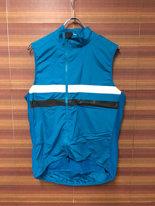 IK678 ラファ Rapha BREVET REFLECTIVE GILET サイクルベスト ジレ 青 L