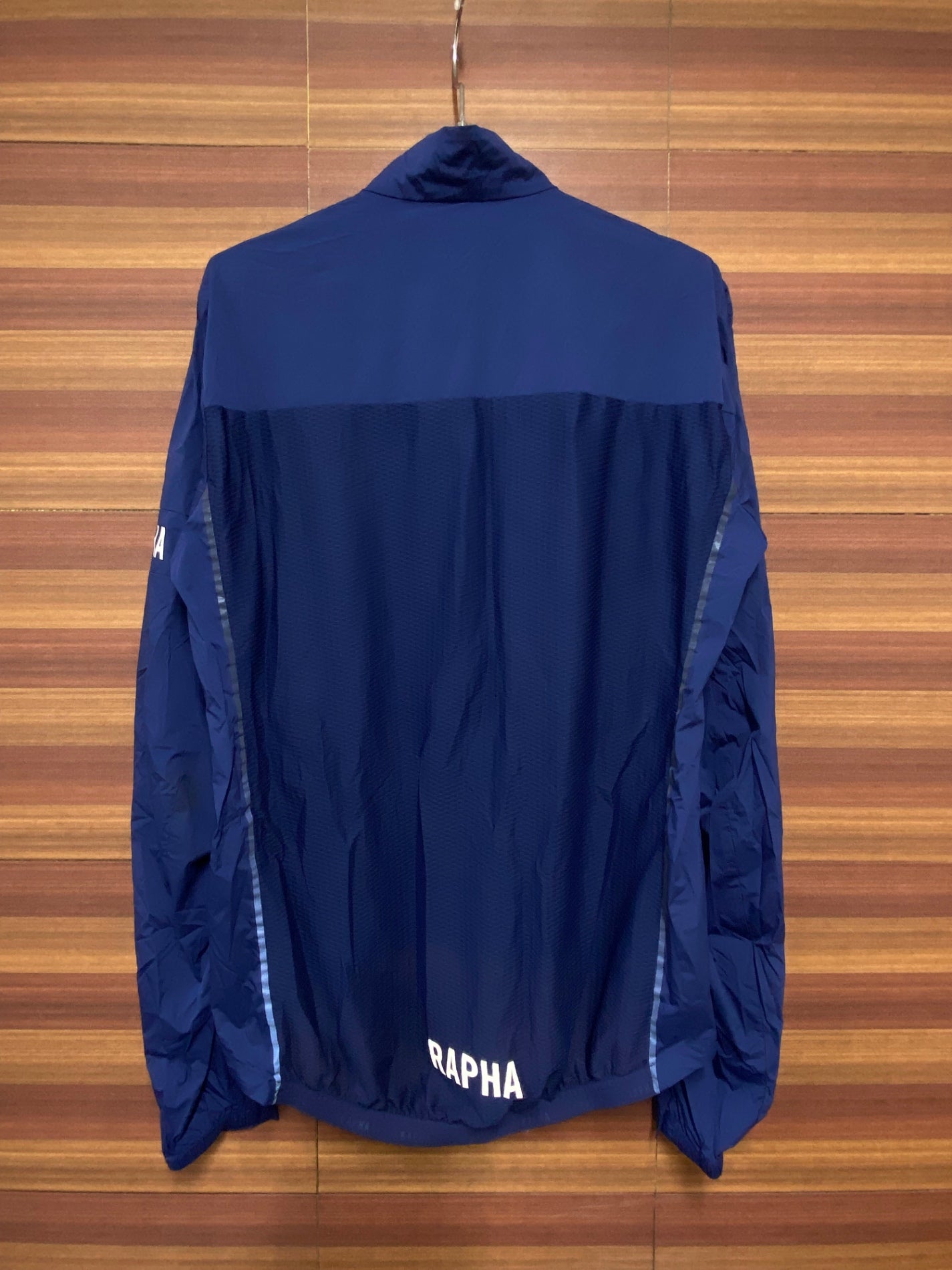 IJ965 ラファ Rapha PRO TEAM LIGHTWEIGHT WIND JACKET 長袖 ウィンドブレーカー 青 L