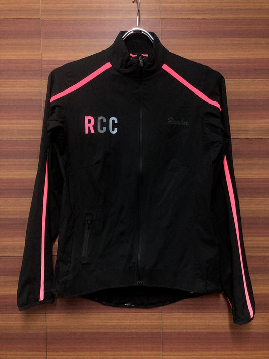 IF097 ラファ Rapha RCC WOMEN'S CLASSIC WIND JACKET Ⅱ 長袖 サイクルジャケット 黒 XS レディース