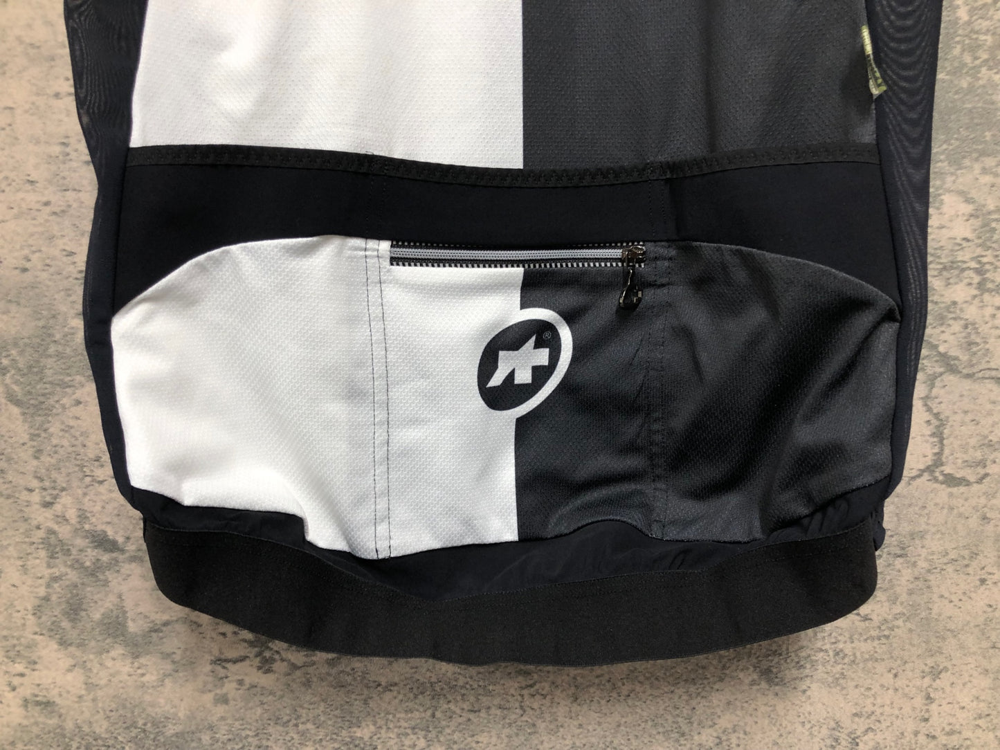 IY238 アソス assos SS.capeepic XC Jersey EVO7 半袖 サイクルジャージ 黒 白 M