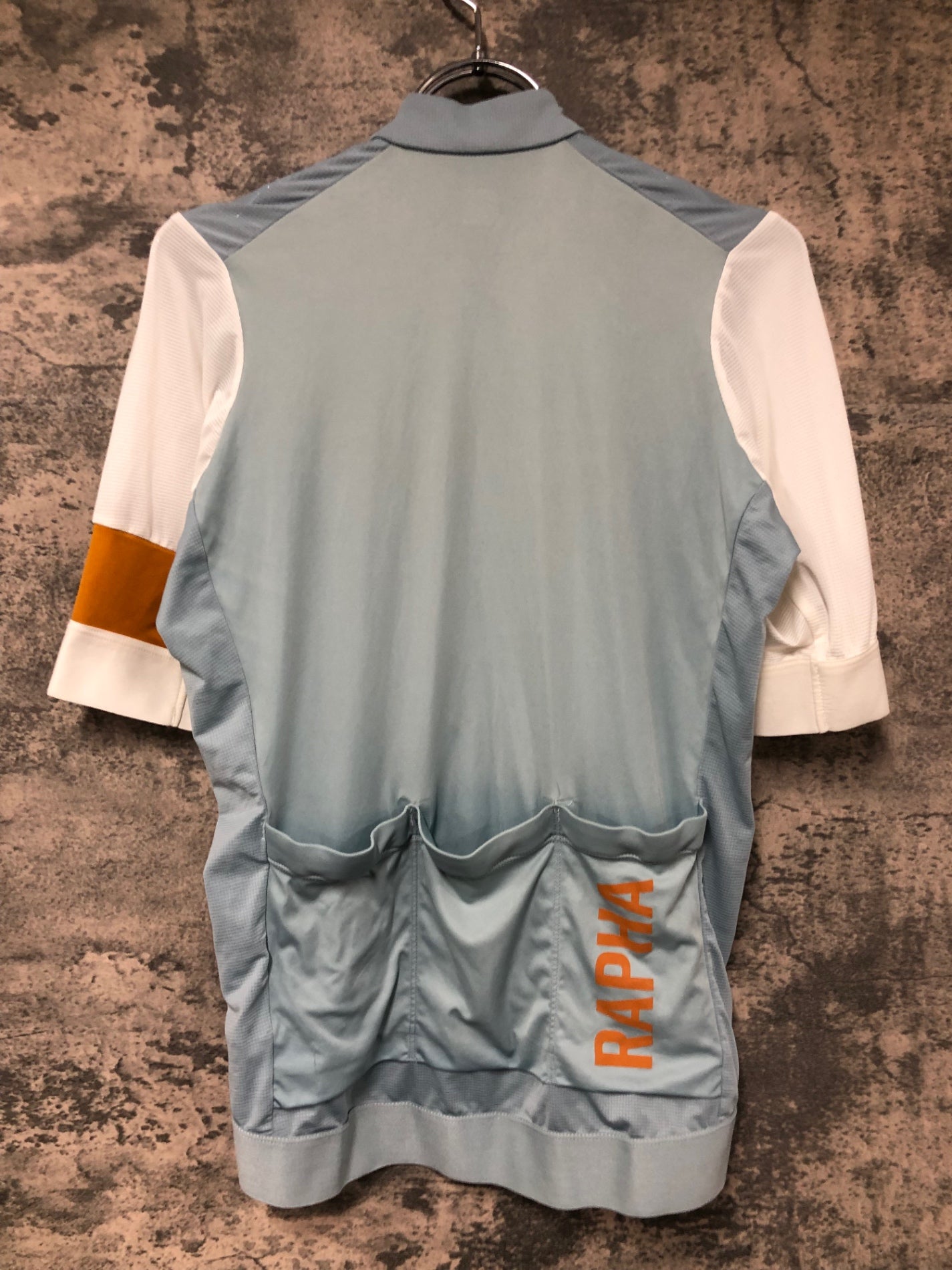 IW265 ラファ Rapha PRO TEAM TRAINING JERSEY 半袖 サイクルジャージ S 水色