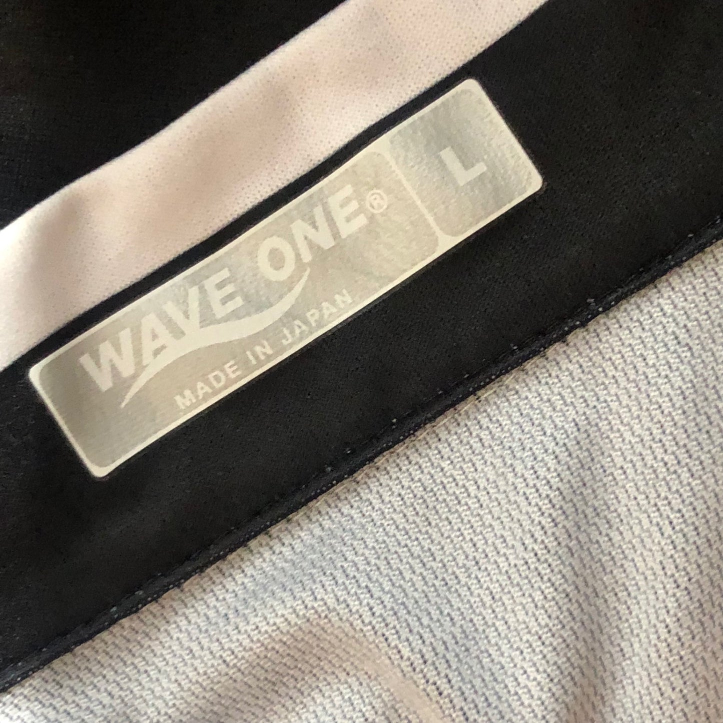 IS989 ウェイブワン WAVEONE 長袖 サイクルジャージ 黒 L 究極超人あ～る 痛ジャージ