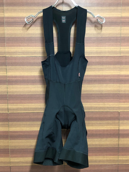 II585 ラファ Rapha SOUPLESSE THERMAL BIB SHORTS 紺 XS 裏起毛