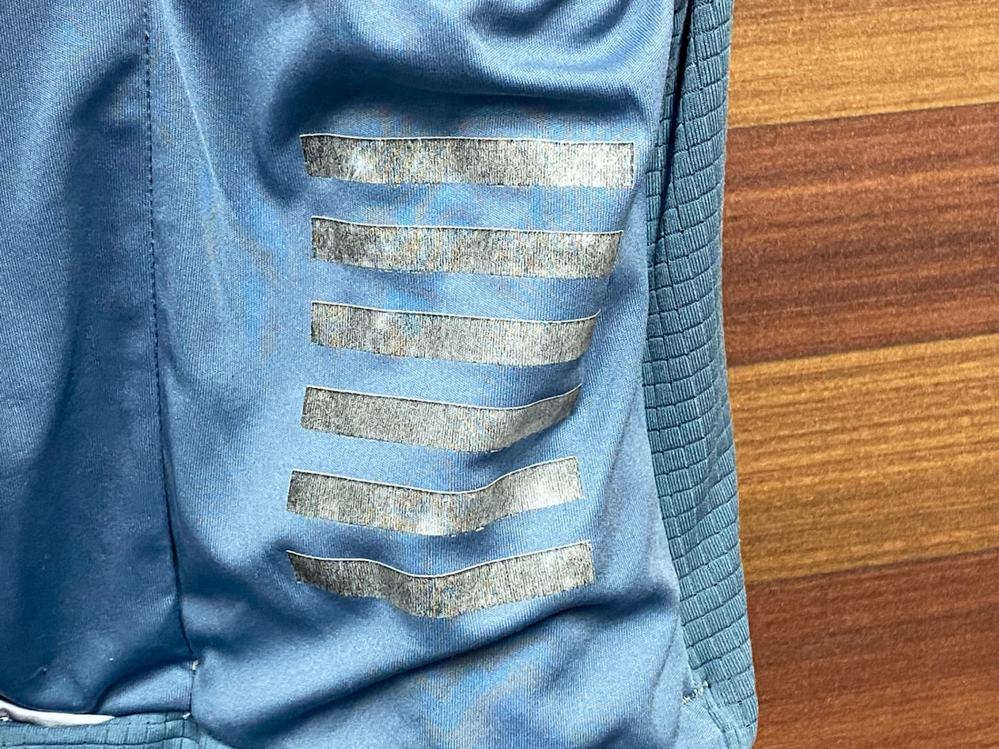 IT648 ラファ Rapha PRO TEAM FLYWEIGHT JERSEY 半袖 サイクルジャージ 水 S ※プリントのスレ