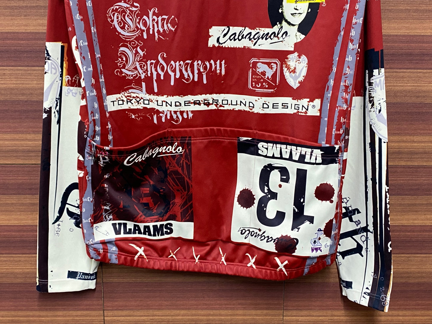 IS050 パンダーニ PANDANI 裏起毛 ウインタージャージ 赤 L