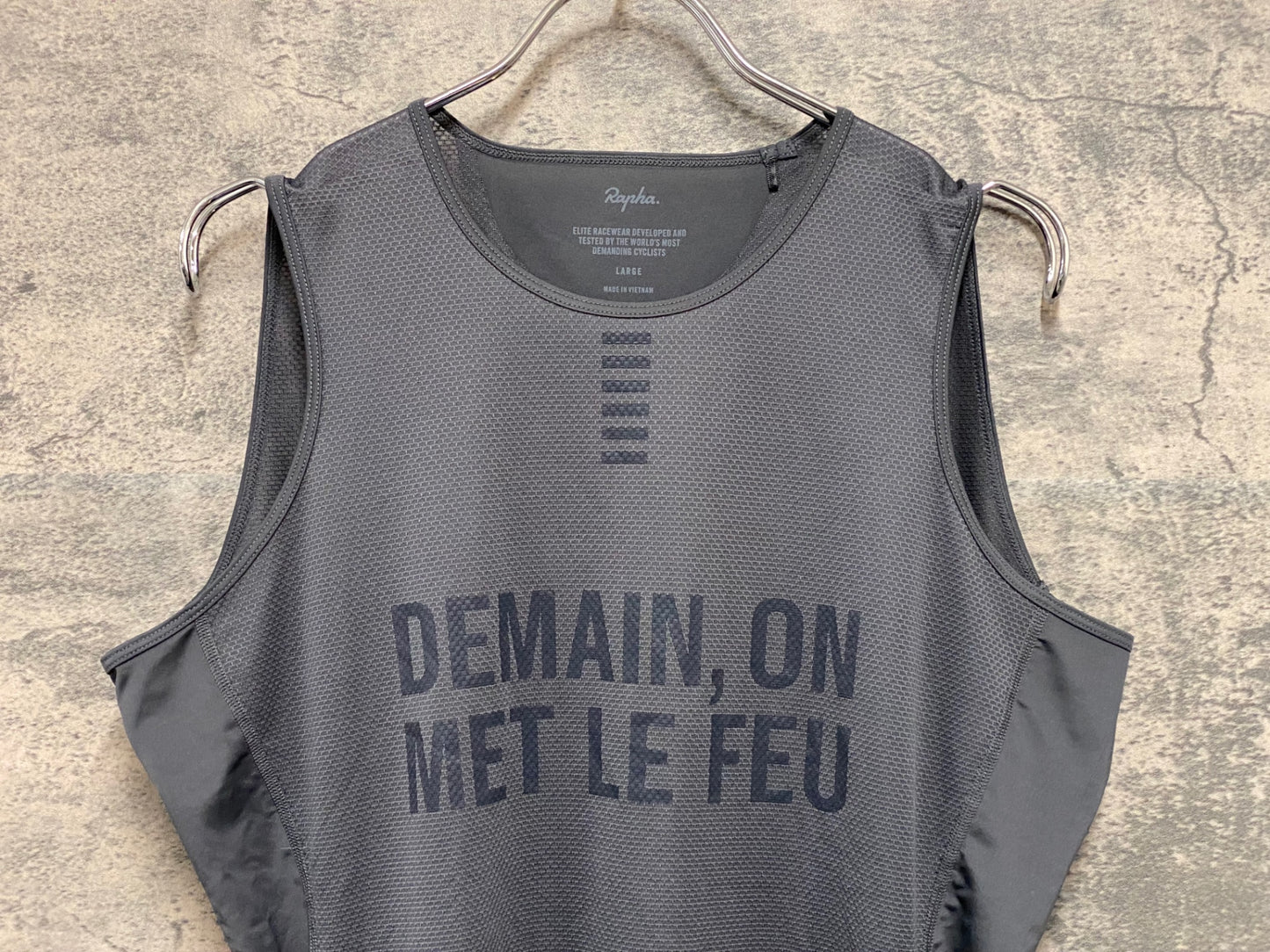 JB024 ラファ Rapha PRO TEAM BASE LAYER - SLEEVELESS ノースリーブ ベースレイヤー グレー L