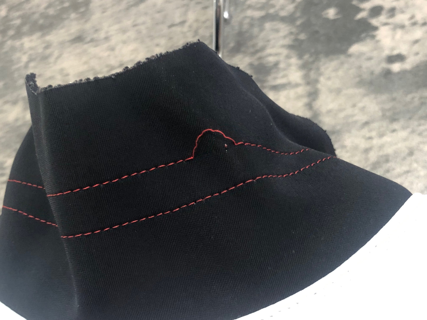 IV337 ゴアバイクウェア GORE BIKE WEAR 長袖 サイクルジャケット 白 赤 L 裏起毛