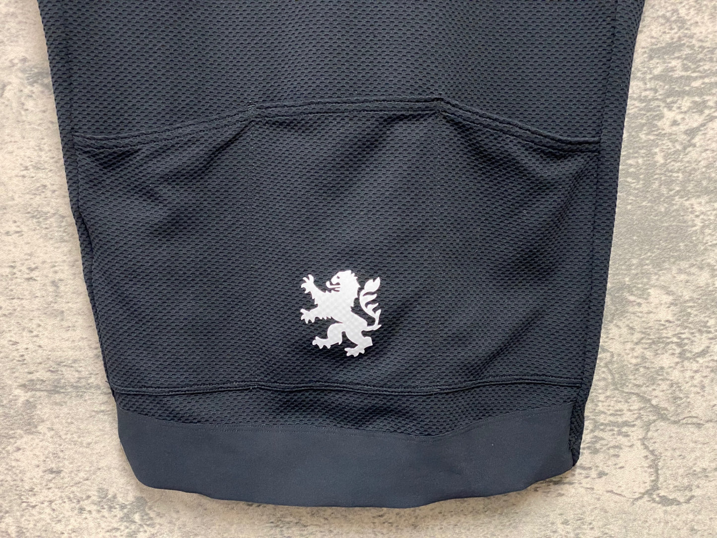 JB702 リオンドカペルミュール Lion de KAPELMUUR 半袖 サイクルジャージ 黒 白 M