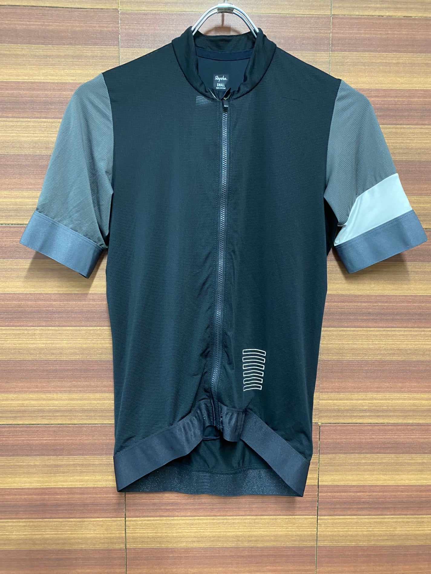 IJ417 ラファ Rapha PRO TEAM TRAINING JERSEY 半袖 サイクルジャージ 黒 S