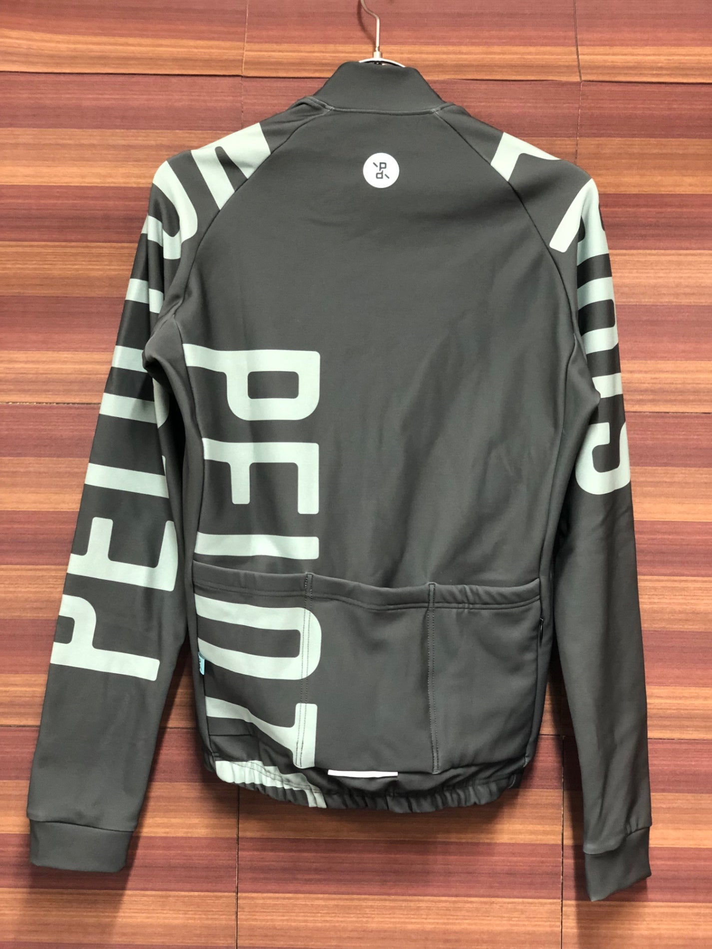 IQ750 プロトンドパリ PELOTON DE PARIS 長袖 サイクルジャージ 緑 XS 裏起毛