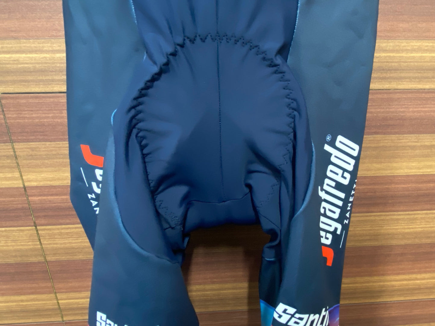 IK547 サンティーニ Santini トレックセガフレード TREK Segafredo ビブショーツ 紺 M