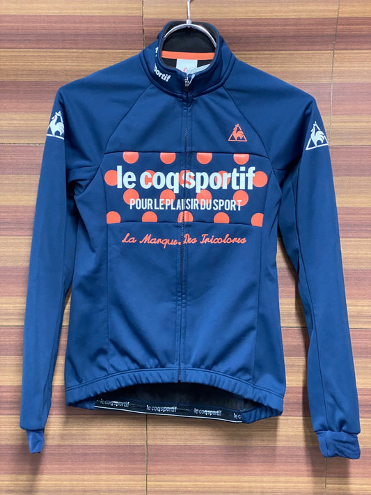 IT973 ルコックスポルティフ le coq sportful レディース 長袖 サイクルジャージ 紺 S