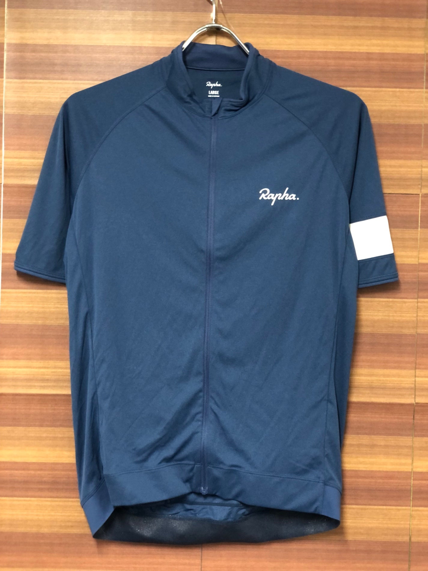 IH998 ラファ Rapha CORE JERSEY 半袖 サイクルジャージ ネイビー L