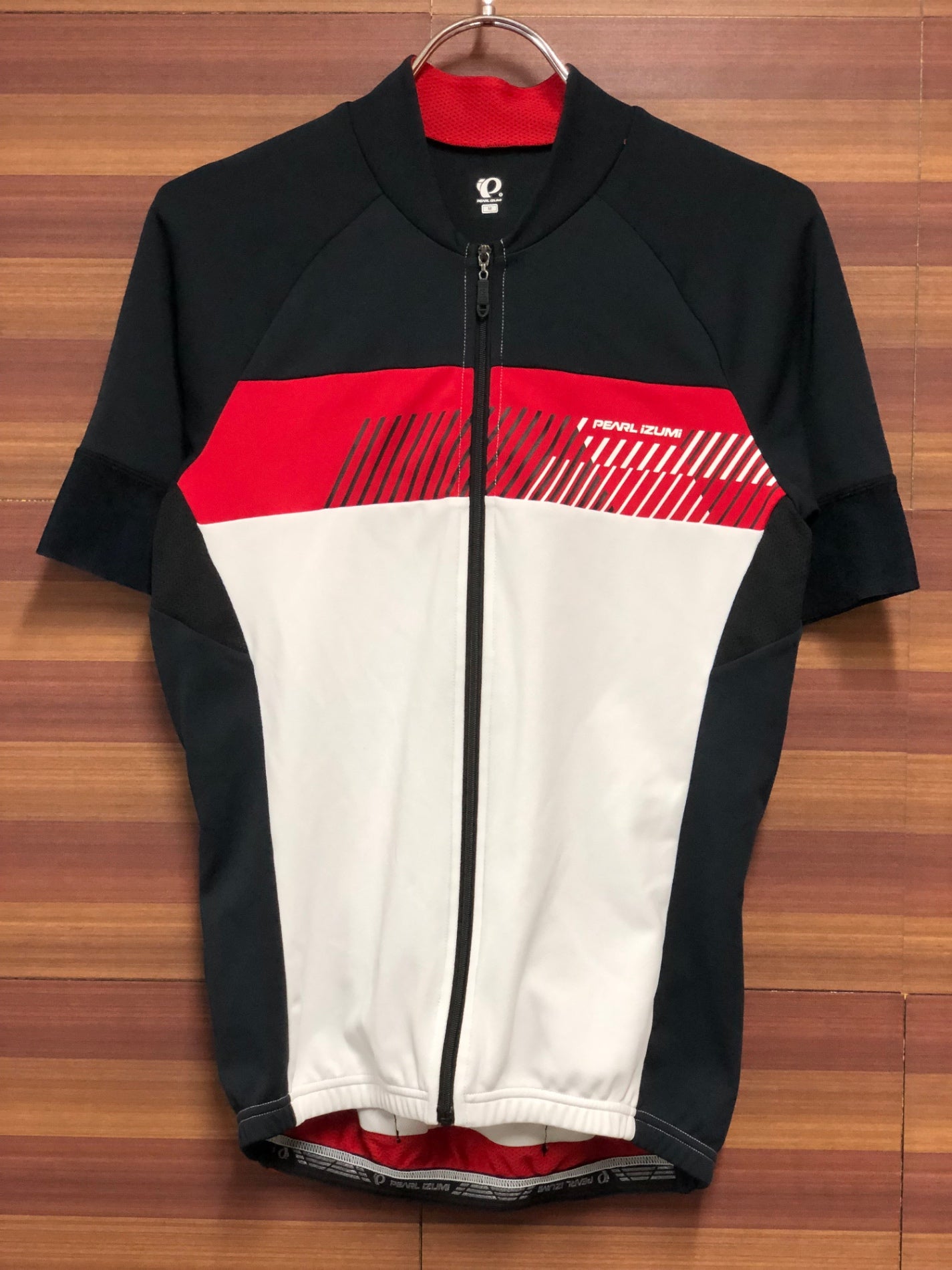 II866 パールイズミ PEARL iZUMi 半袖 サイクルジャージ 紺 白 M