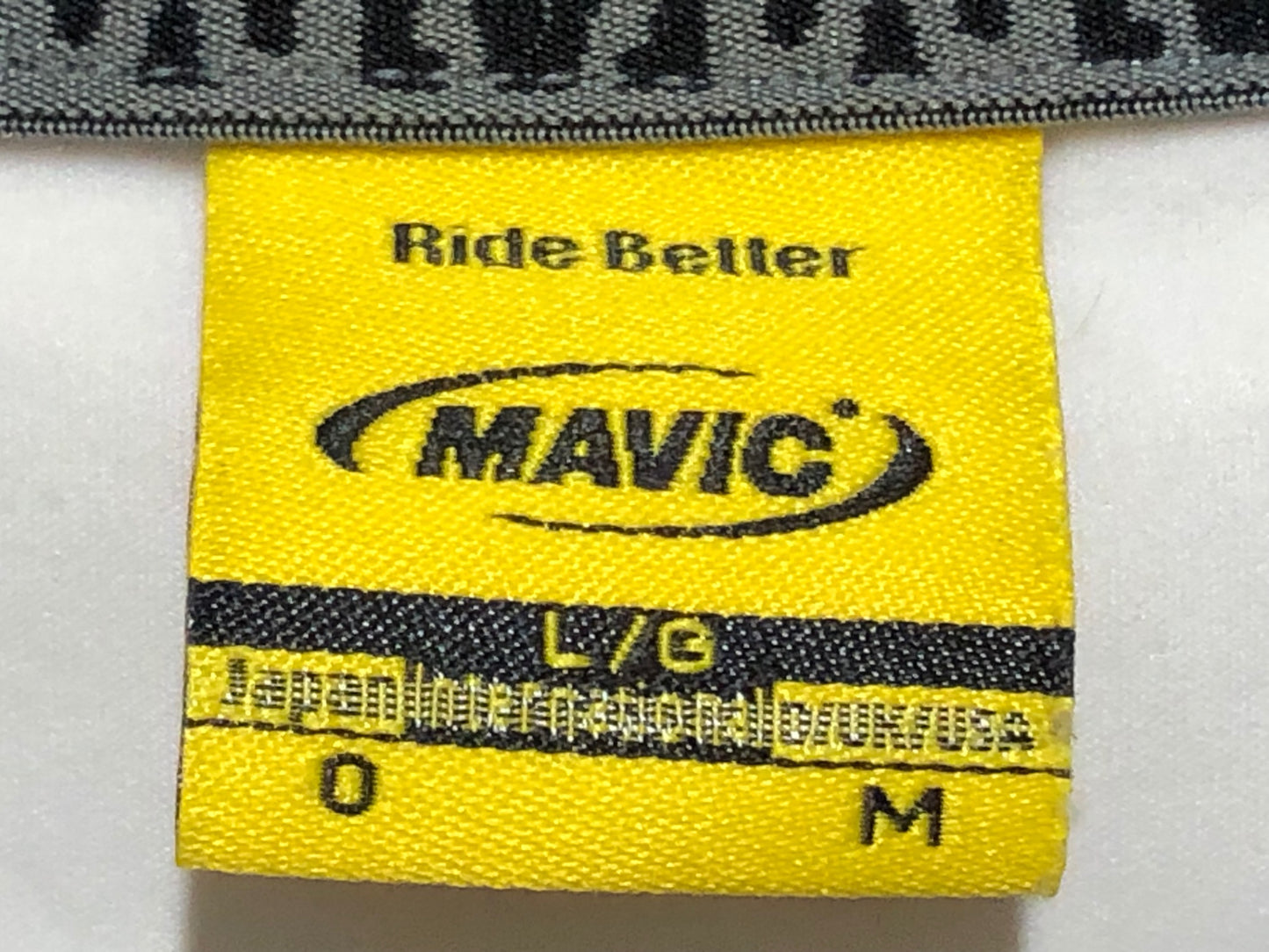 IR943 マヴィック MAVIC 長袖 サイクルジャケット 白 黒 O 裏起毛