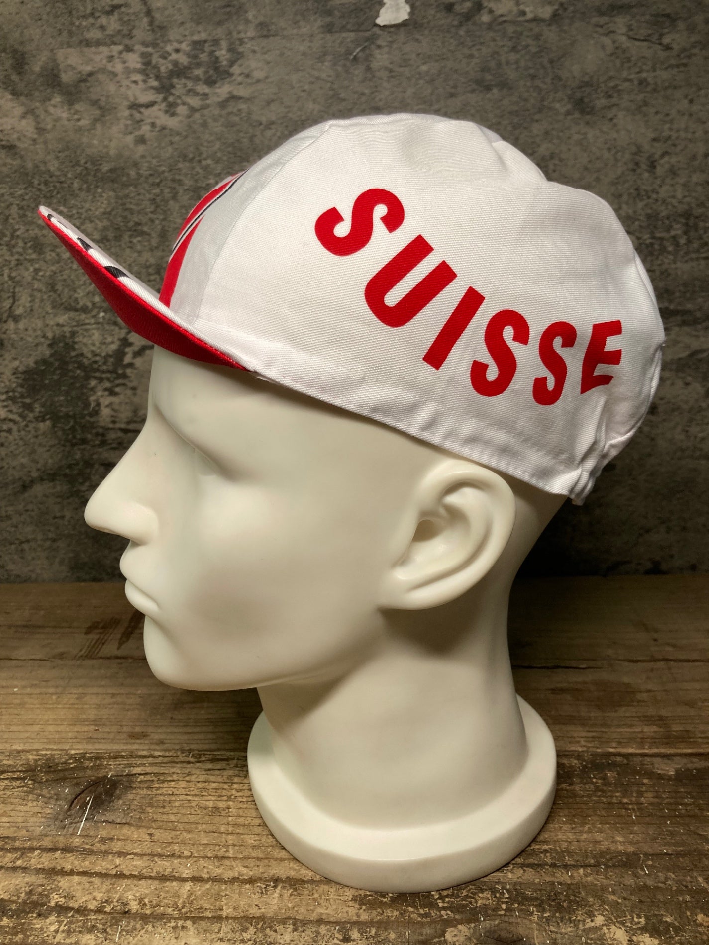 IZ070 アソス ASSOS SUISSE FED CAP サイクルキャップ スイス 赤 白 ワンサイズ