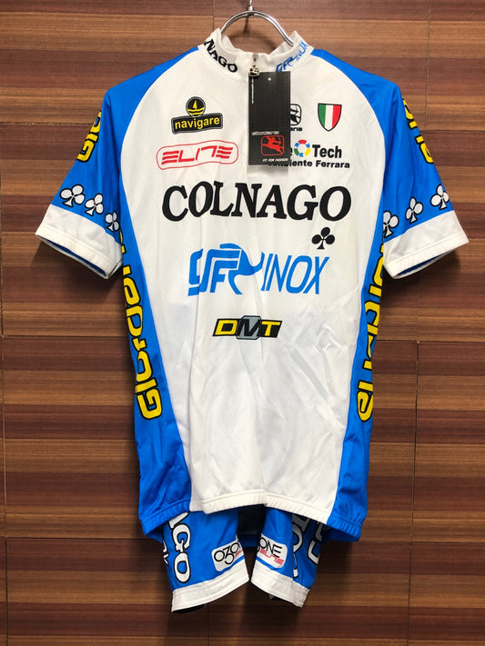 IO654 ジョルダナ Giordana COLNAGO CSF INOX サイクルジャージ ビブショーツ 上下セット M