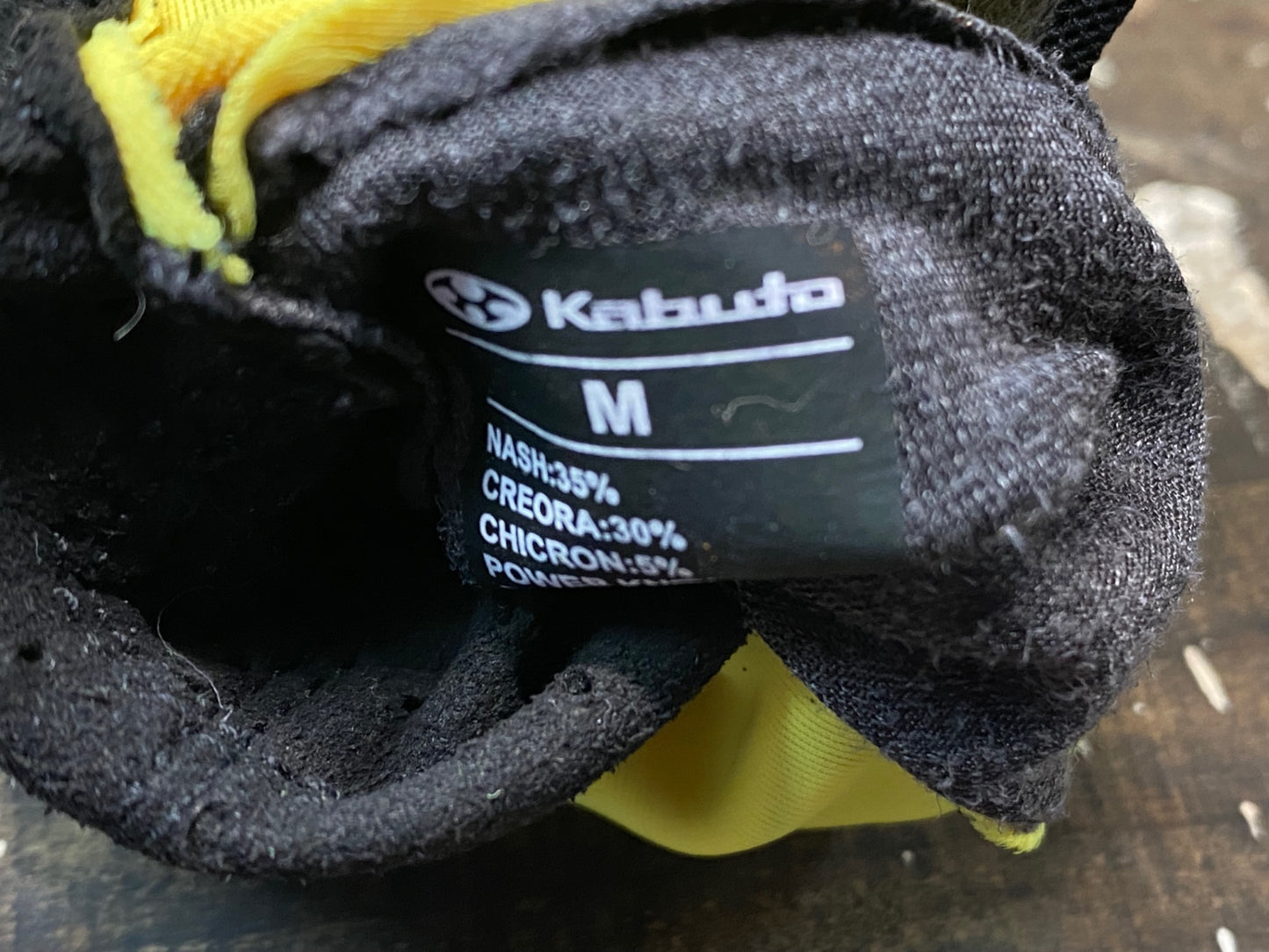 IN992 カブト OGK kabuto 指切 サイクルグローブ 黄 M