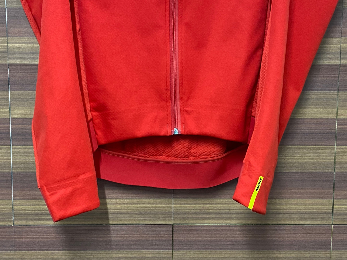 IQ203 マヴィック MAVIC 長袖 サイクルジャケット 赤 S