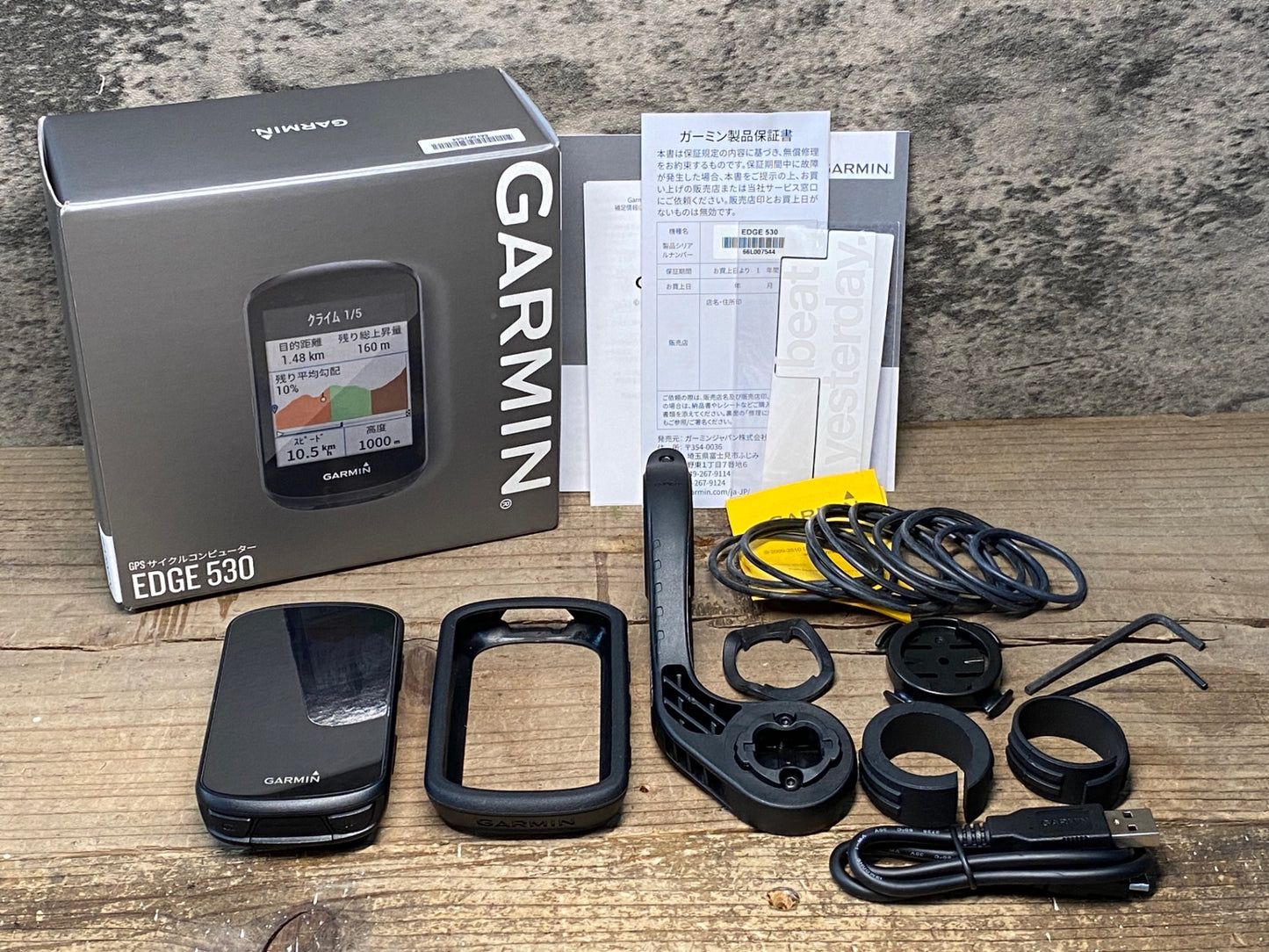 IX836 ガーミン GARMIN エッジ EDGE 530 サイクルコンピューター マウントセット 動作確認済