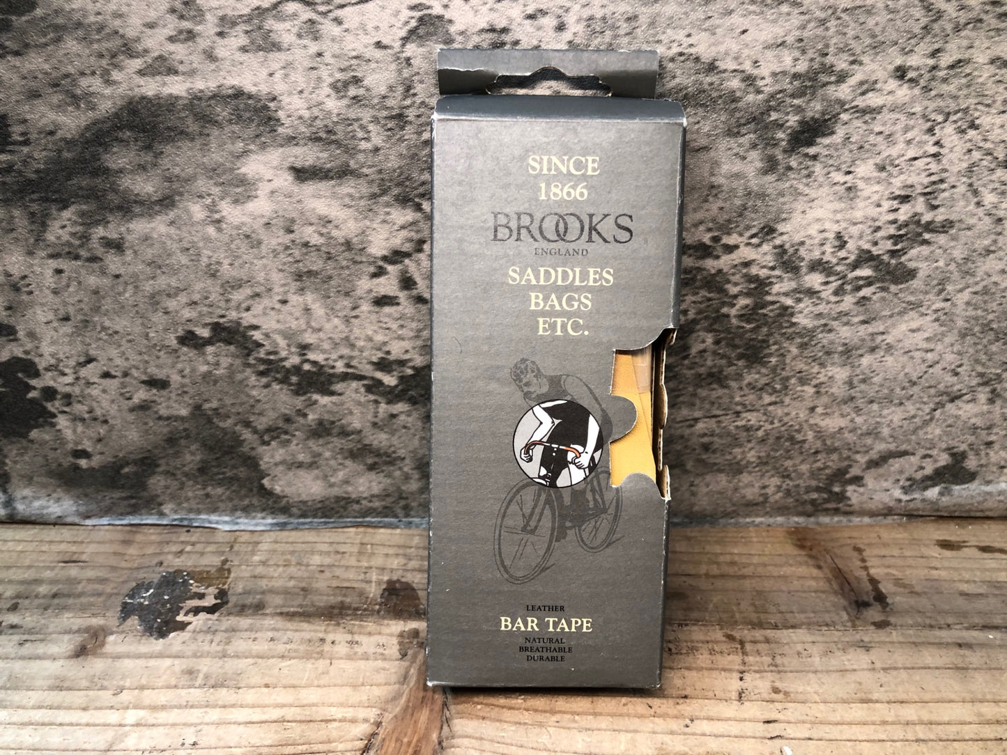 IO829 ブルックス BROOKS 皮 バーテープ マスタード 未使用