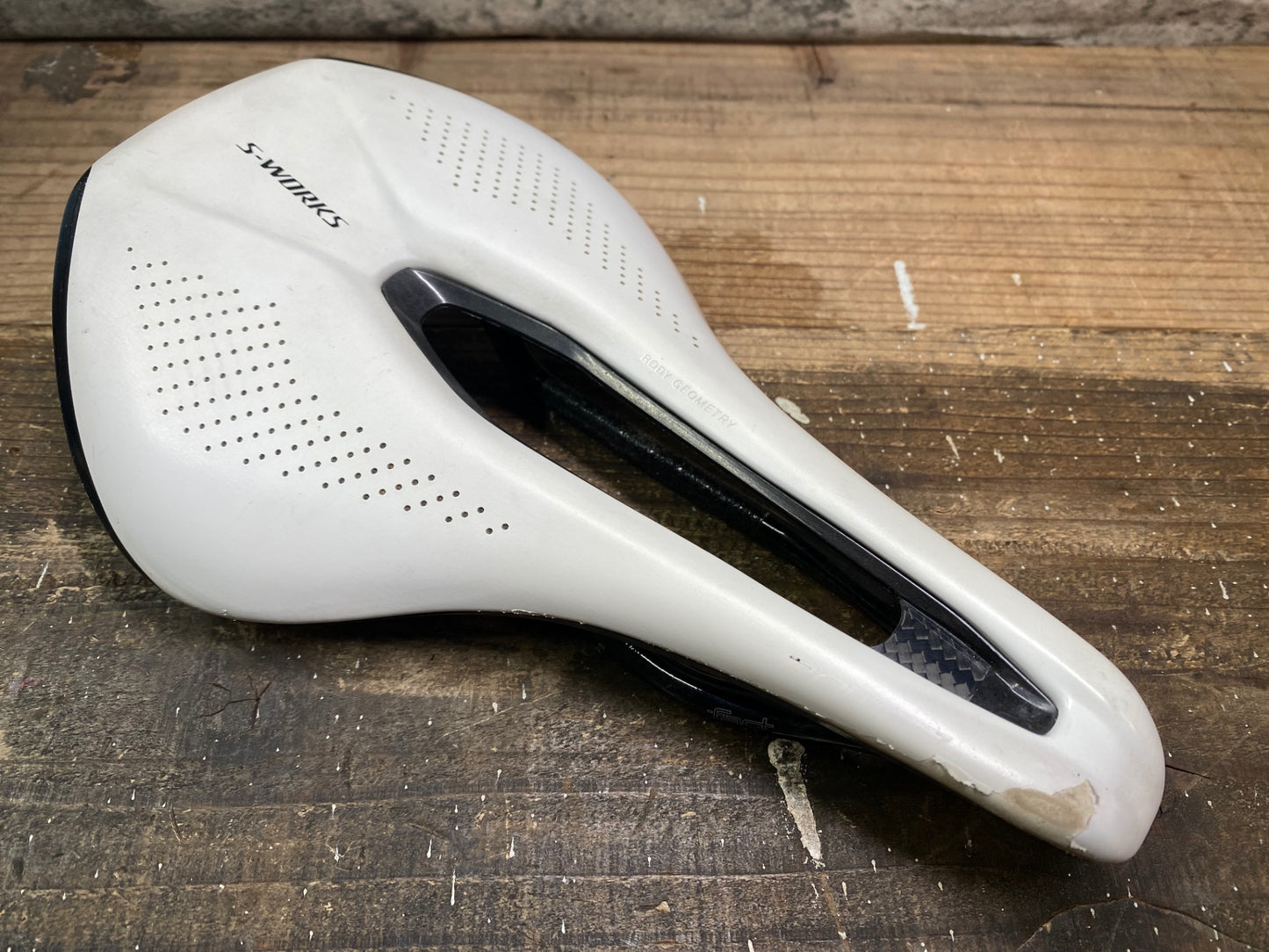 IQ994 スペシャライズド SPECIALIZED S-WORKS POWER サドル 白 factCARBON 143mm