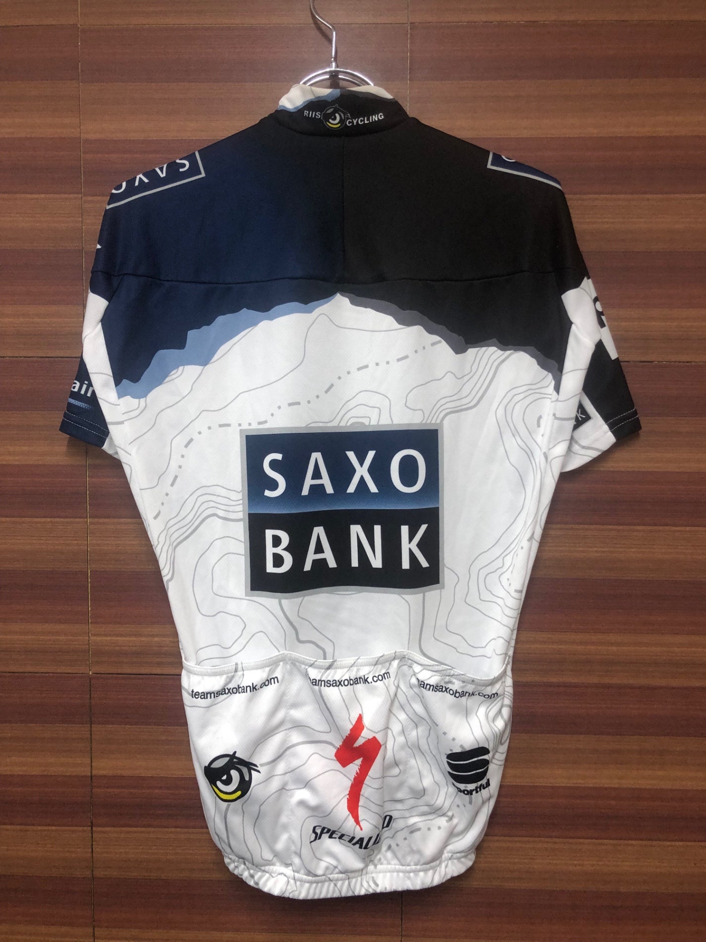 ID301 スポーツフル sportful 半袖 サイクルジャージ SAXO BANK Mサイズ