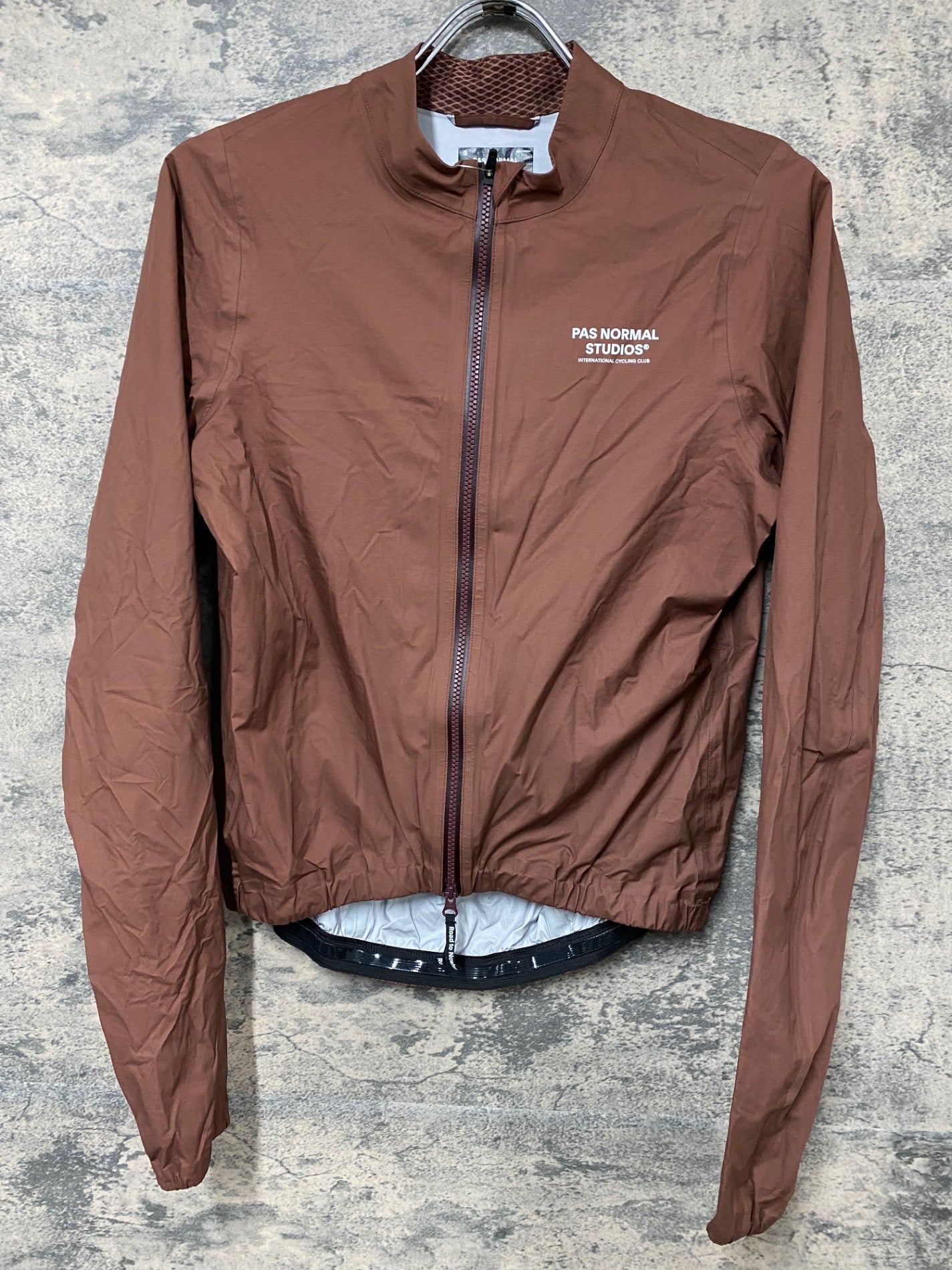 JC442 パスノーマルスタジオ Pas Normal Studios | Men's Rain Jacket 長袖 サイクルジャケット ダークブラウン S