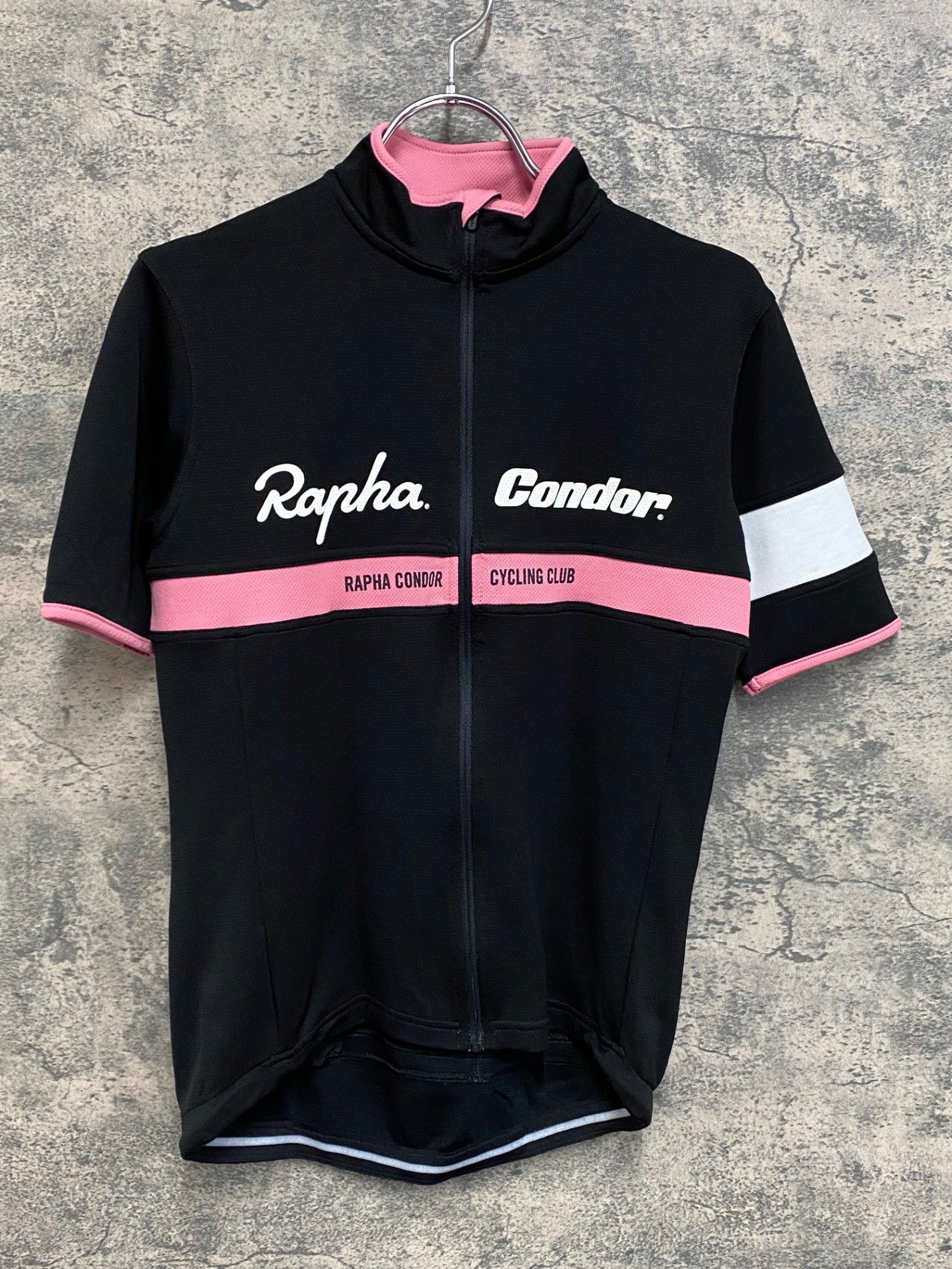 IY156 ラファ Rapha Condor CLUB 半袖 サイクルジャージ S ブラック