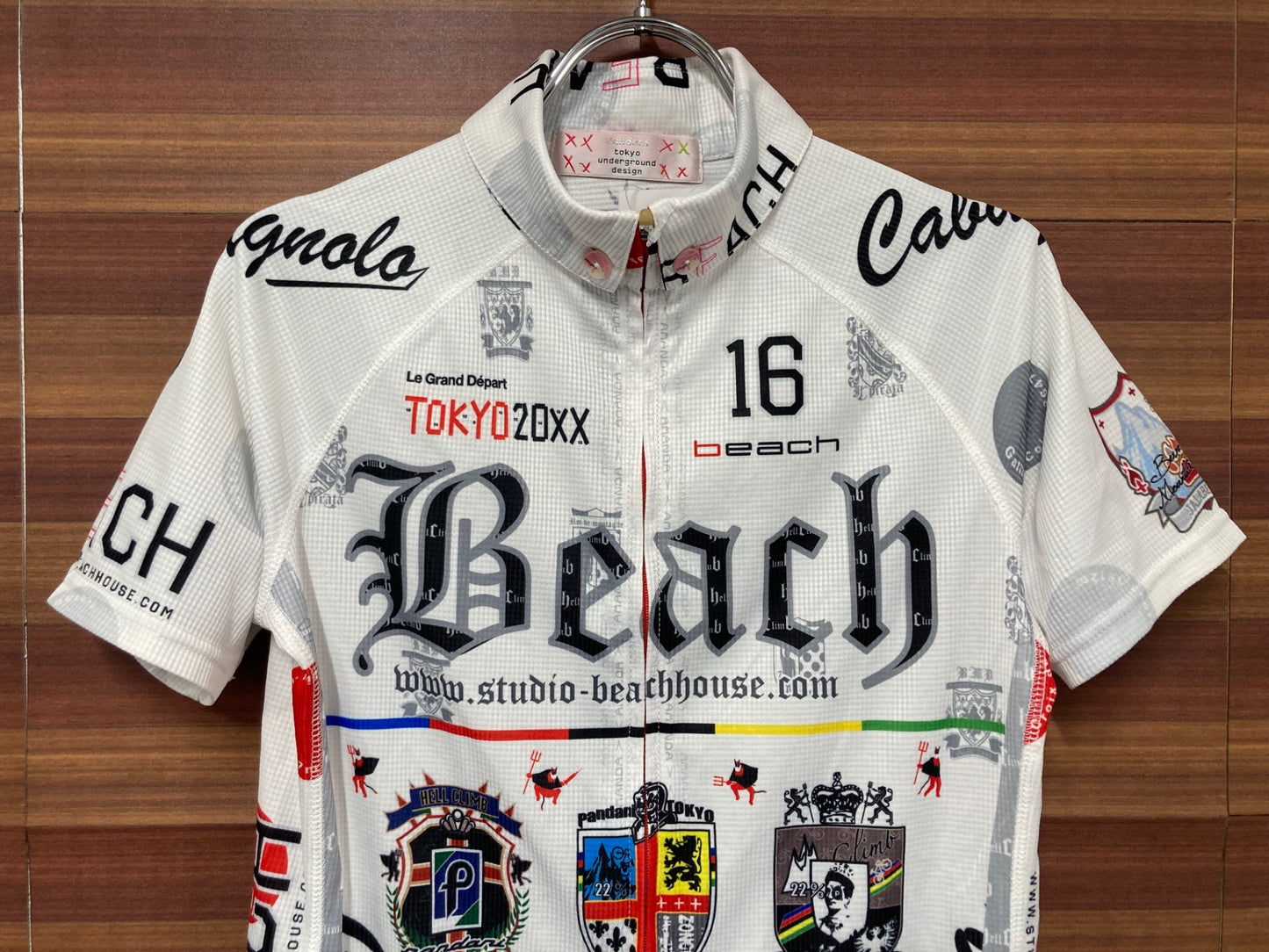 IF147 パンダーニ Pandani 半袖 サイクルジャージ 白 Mサイズ