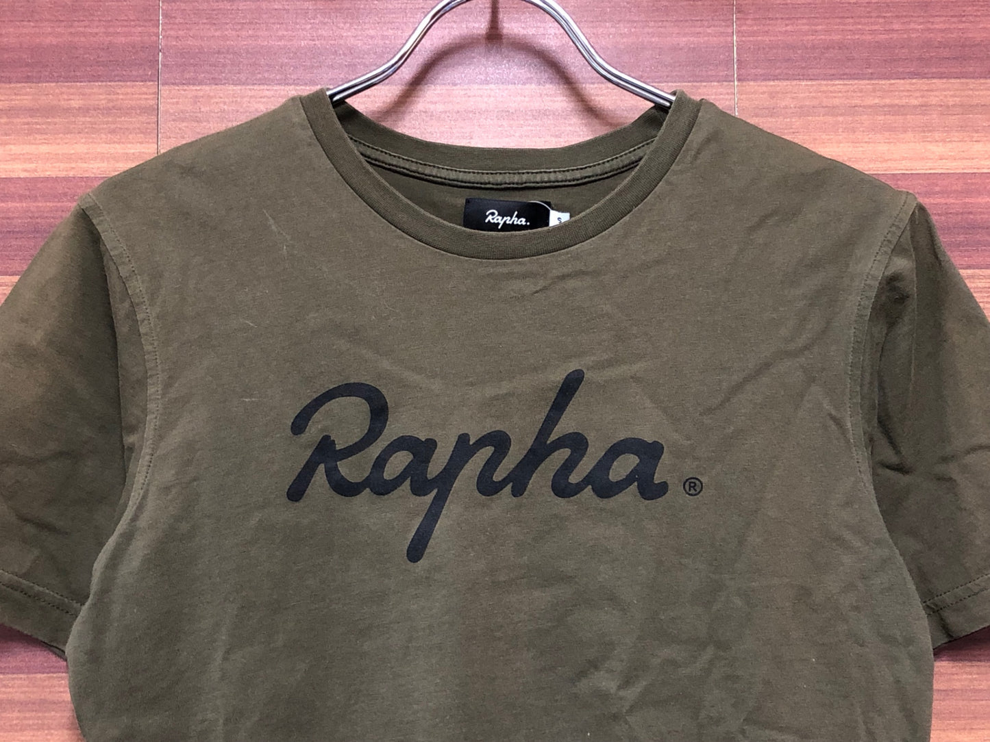 IN053 ラファ Rapha LOGO T-SHIRT 半袖 Tシャツ カーキ S