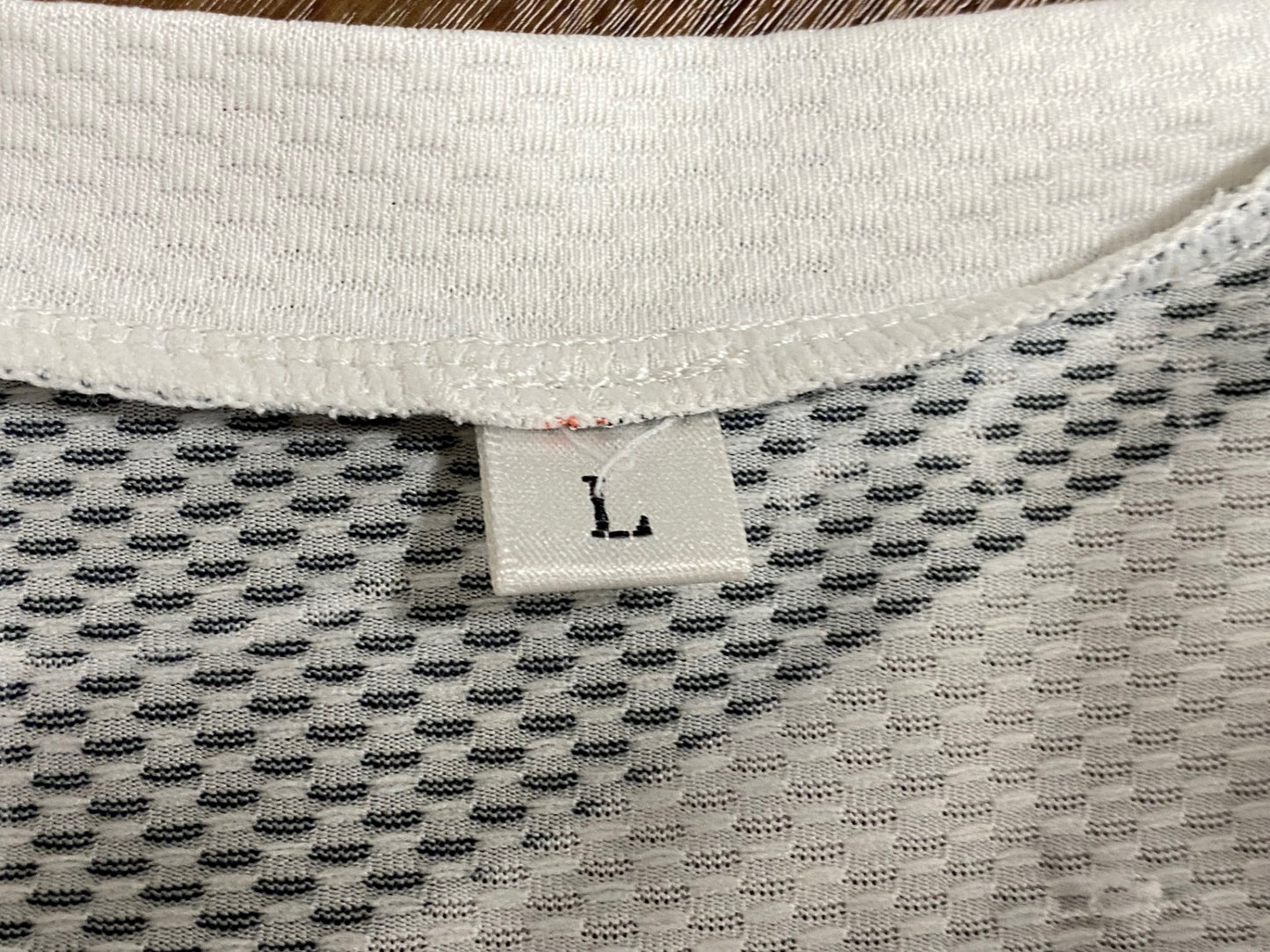 JC673 サンボルト SUNVOLT 半袖 セパレート ワンピース 白 黒 L BLACK MAMBA ※穴開き