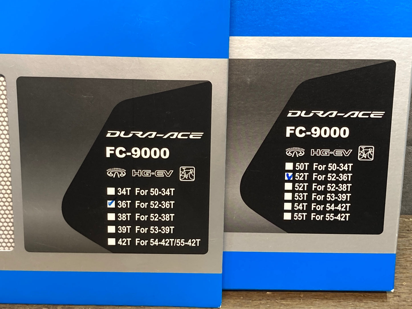 IT985 シマノ SHIMANO デュラエース DURA-ACE FC-9000 チェーンリング 52-36 未使用