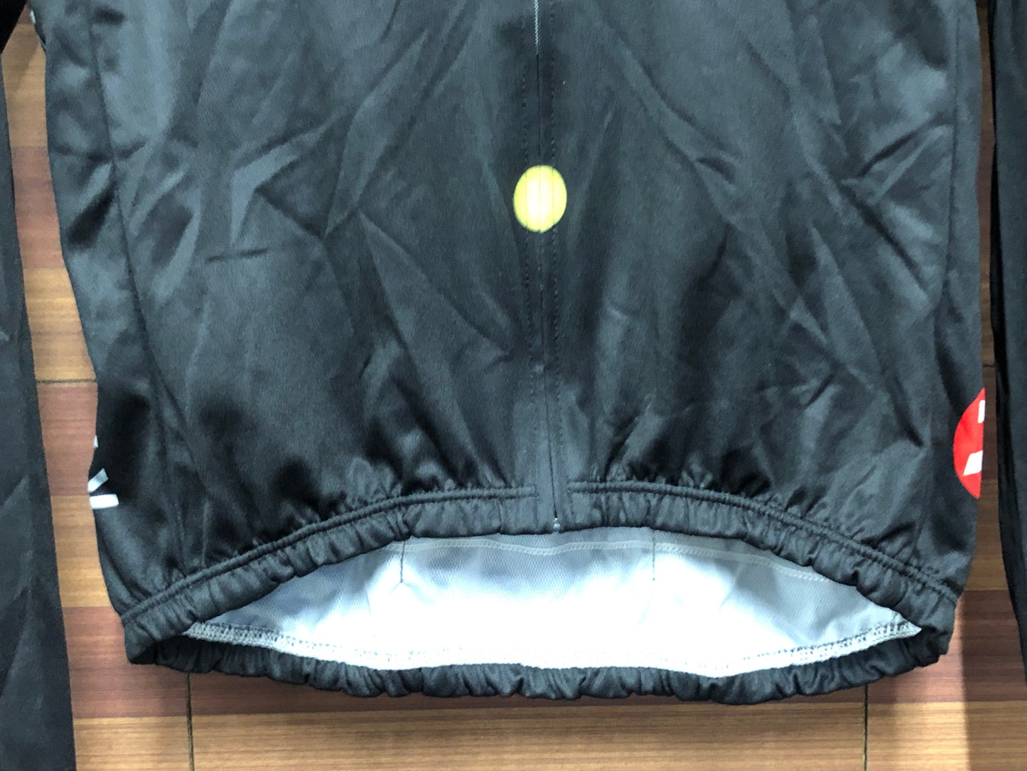 IS989 ウェイブワン WAVEONE 長袖 サイクルジャージ 黒 L 究極超人あ～る 痛ジャージ