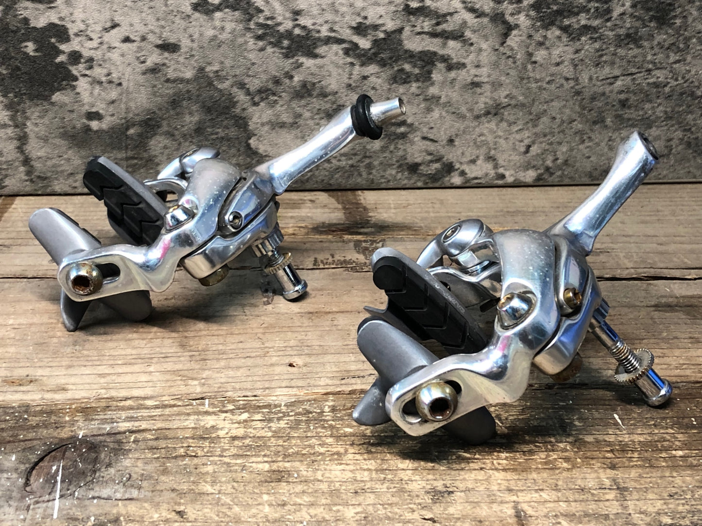 IN593 シマノ Shimano デュラエース DURA-ACE BR-7403 キャリパーブレーキ 前後セット アジャストボルト片側欠品