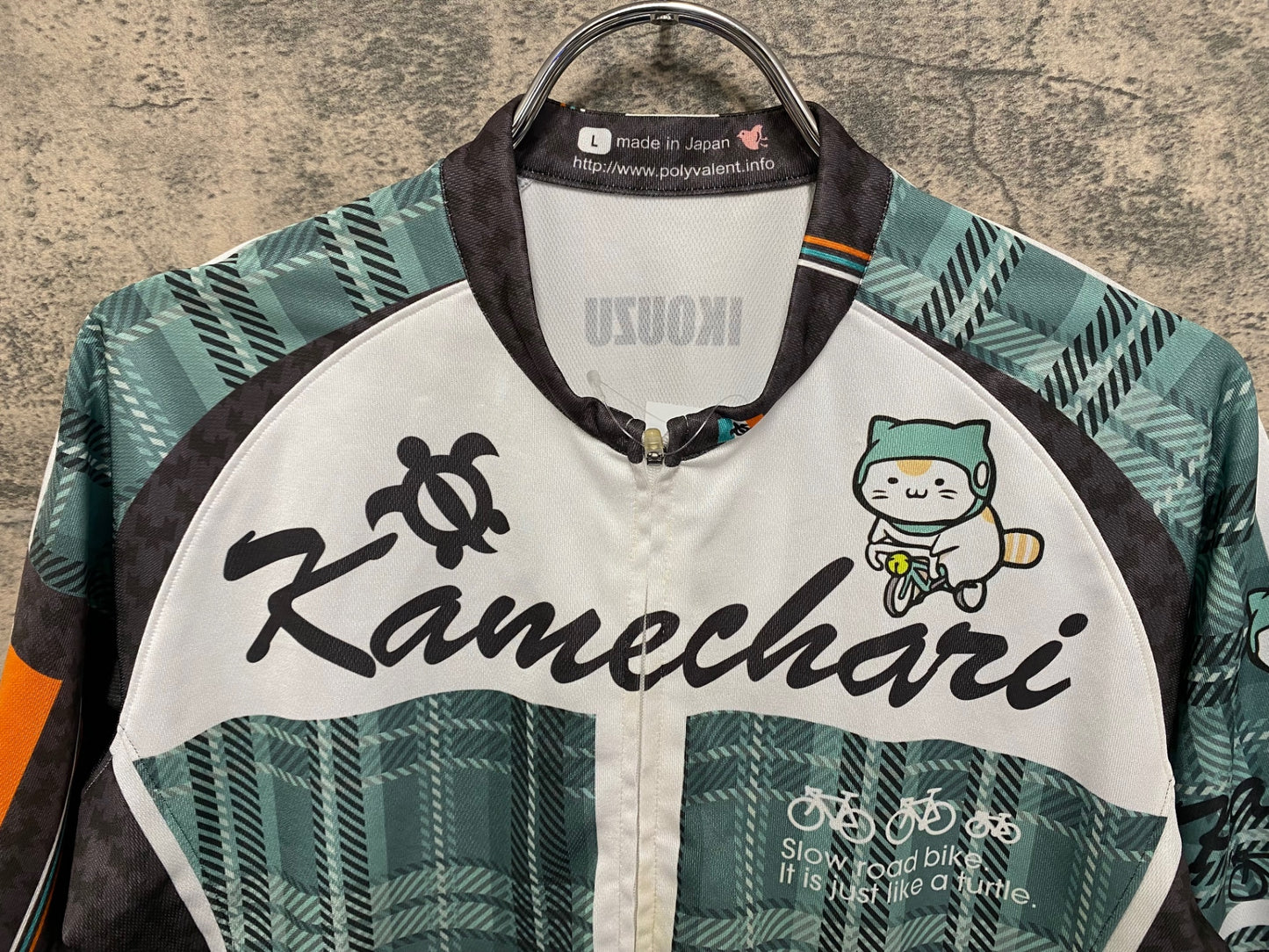 IW575 ウェイブワン WAVEONE カメチャリ kamechari 半袖 サイクルジャージ L