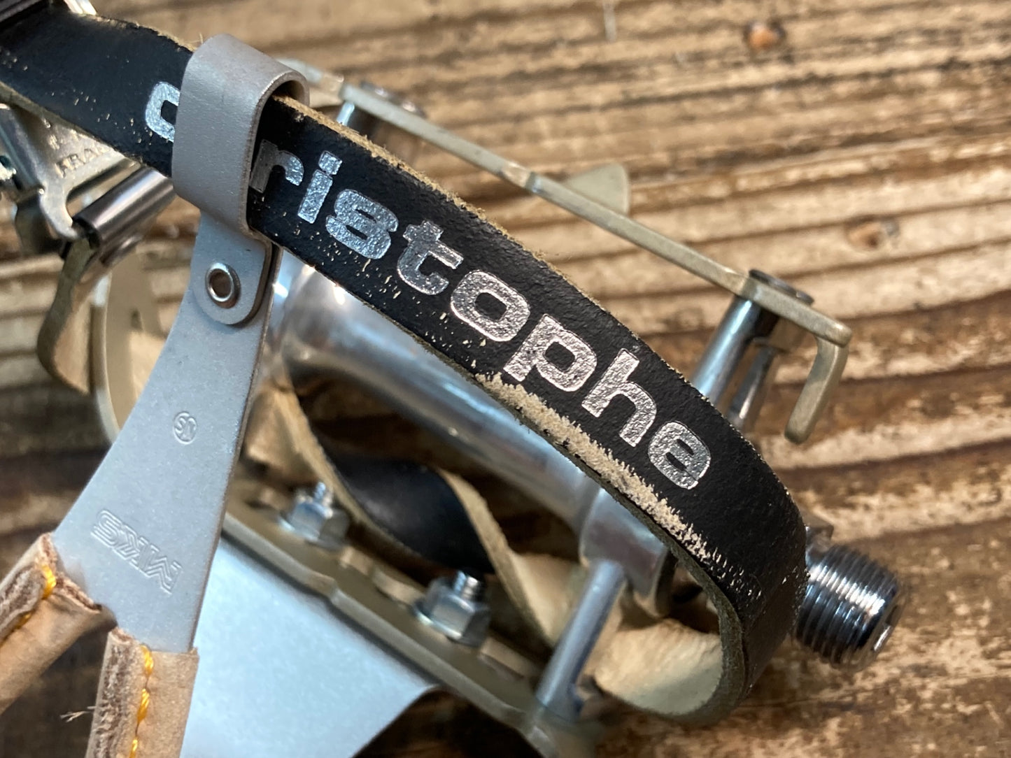 IQ926 三ヶ島 MKS SYLVAN トークリップ フラットペダル zefal製ストラップ