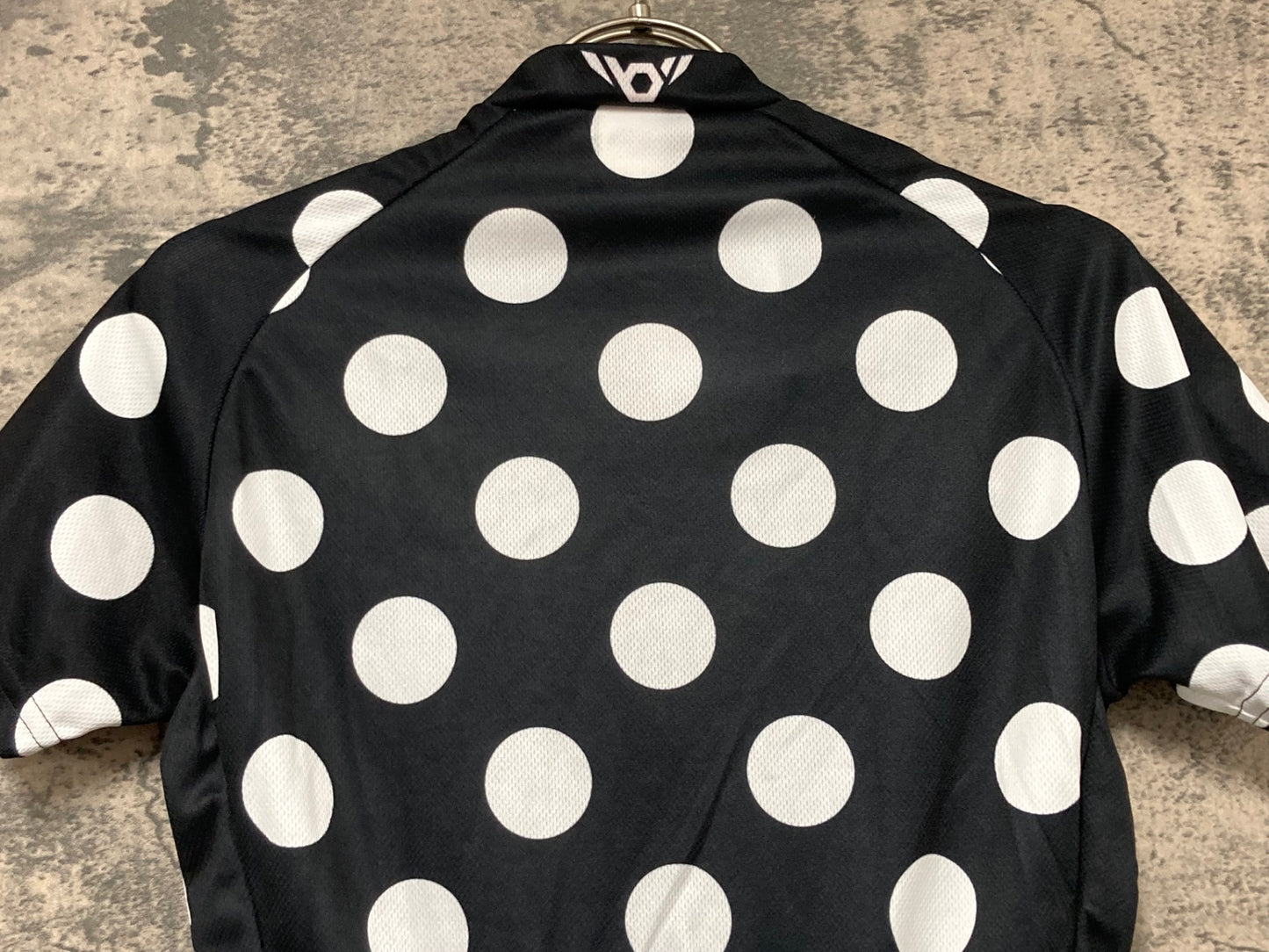 IW597 ツインシックス TWIN SIX 半袖 サイクルジャージ 水玉 白黒 women's S 未使用品