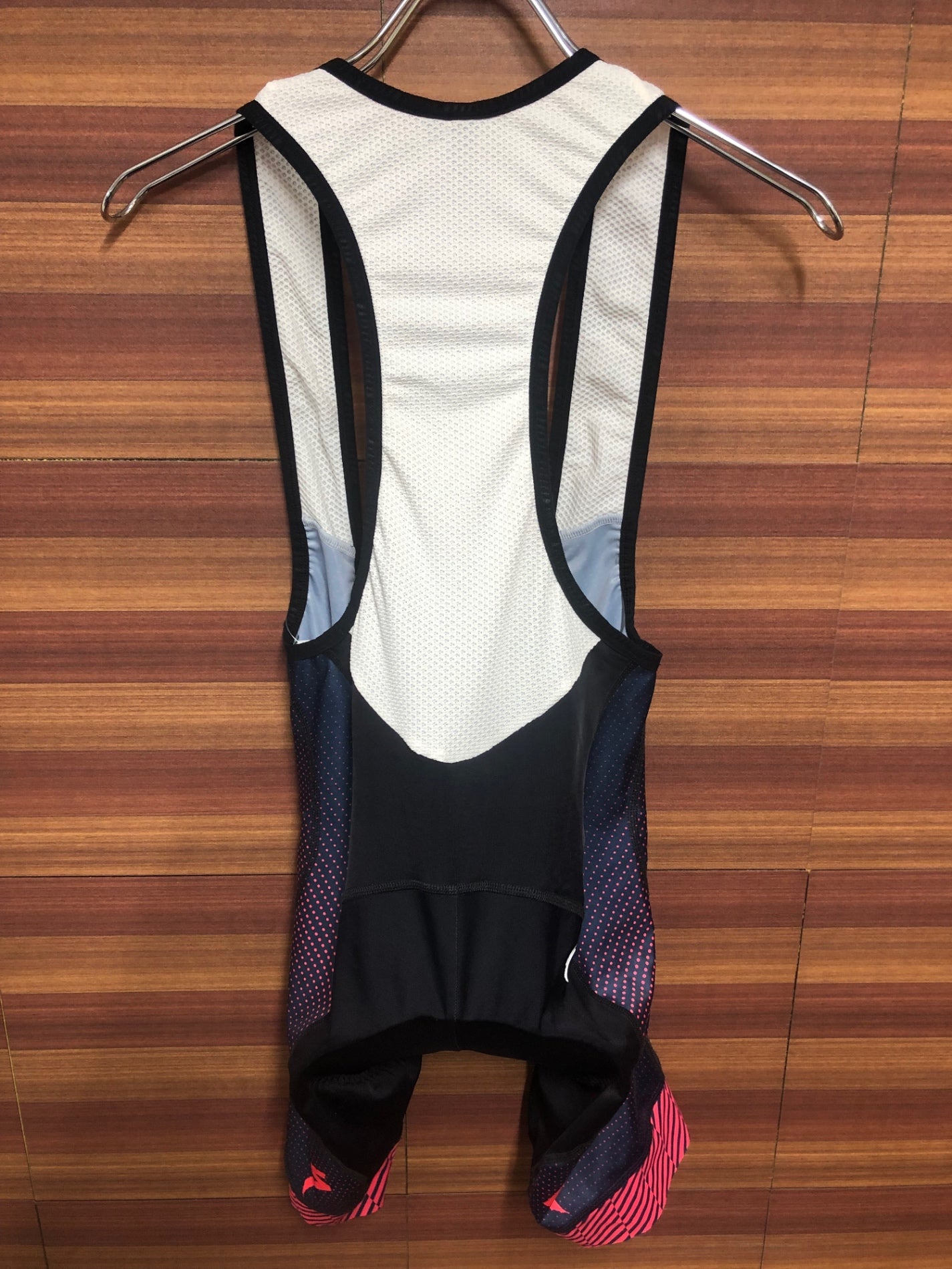 HZ025 スペシャライズド SPECIALIZED SL EXPERT BIB SHORT ビブショーツ 紺 黒 水玉模様 S