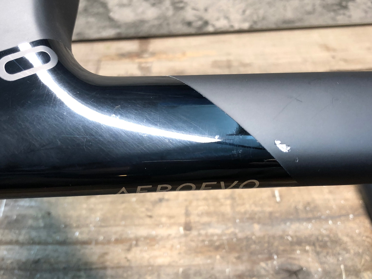 IP759 OROME AEROEVO 一体型カーボン ドロップハンドル エンドC-C400mm 100mm OS