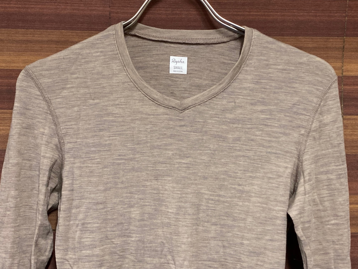 IR471 ラファ Rapha WOMEN'S MERINO BASE LAYER 長袖 べースレイヤー 薄茶 S